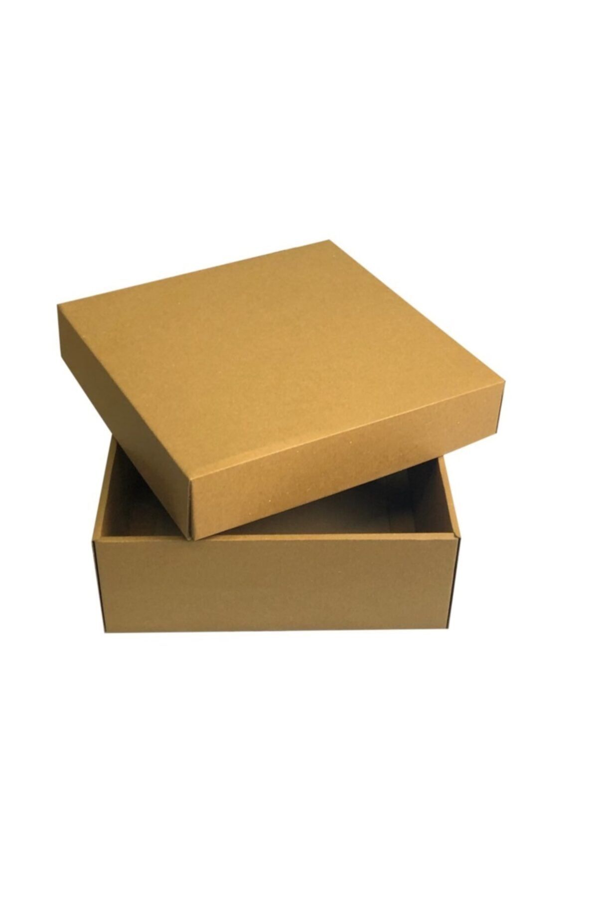 KOLİJET Kapaklı,boş Hediye Kutusu 25x25x9 Cm (10 Adet)