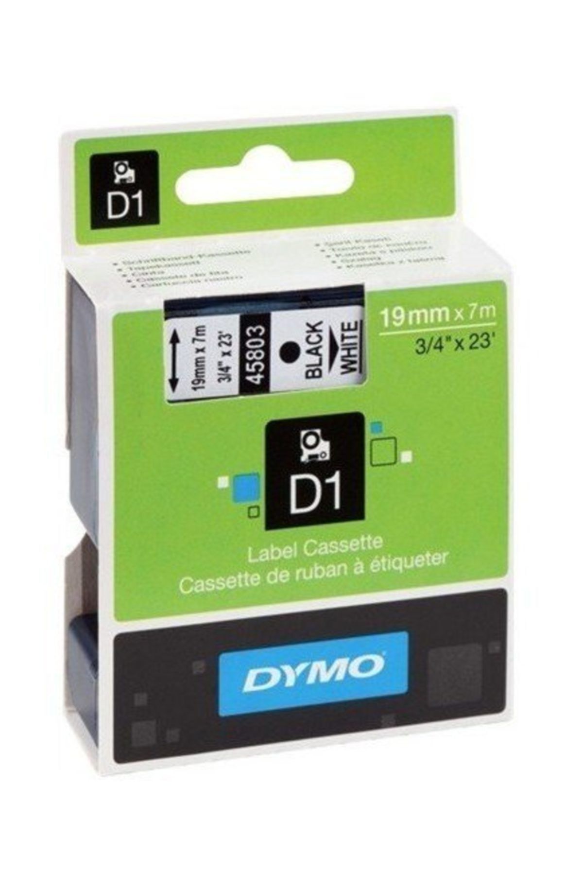 Dymo D1 Yedek Şerit, 19 Mm X 7 Mt