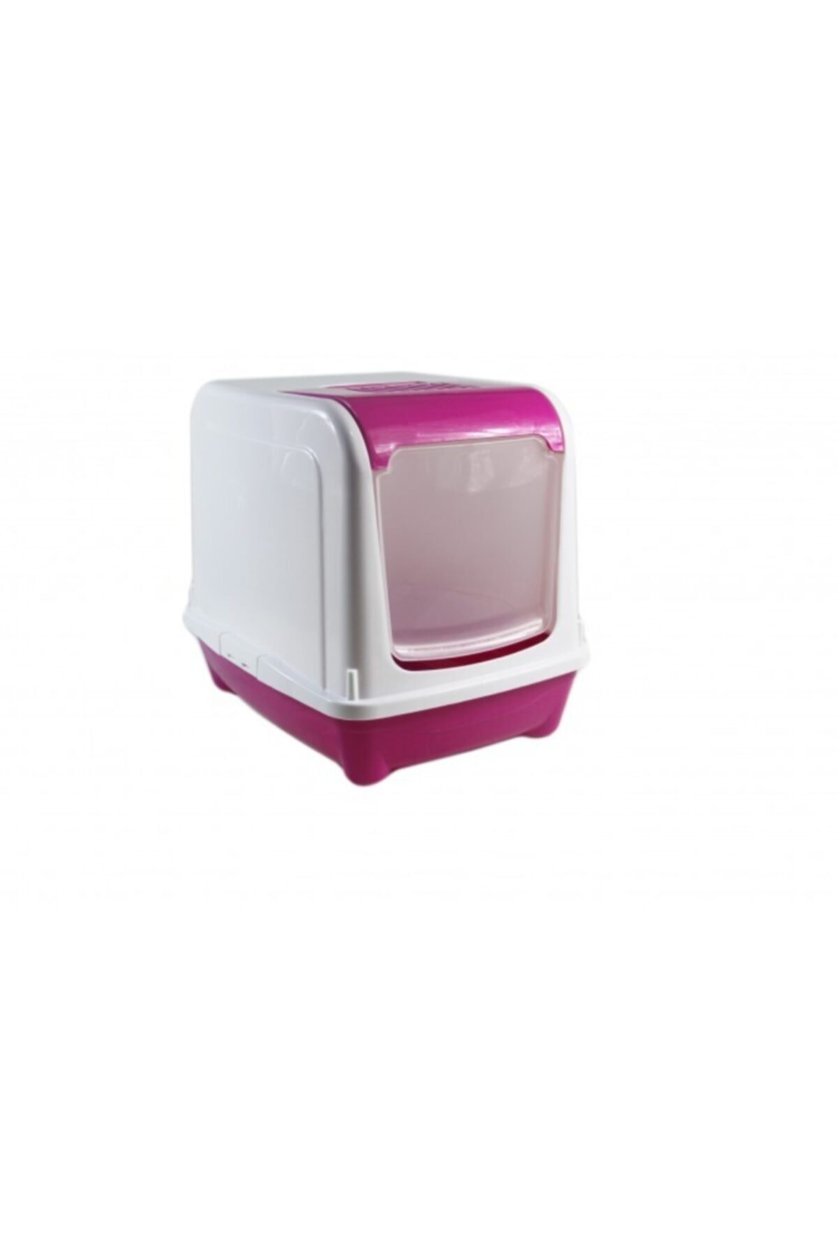 Pet Style Kapalı Büyük Kedi Tuvalet Kabı Üstten Açılan Pembe