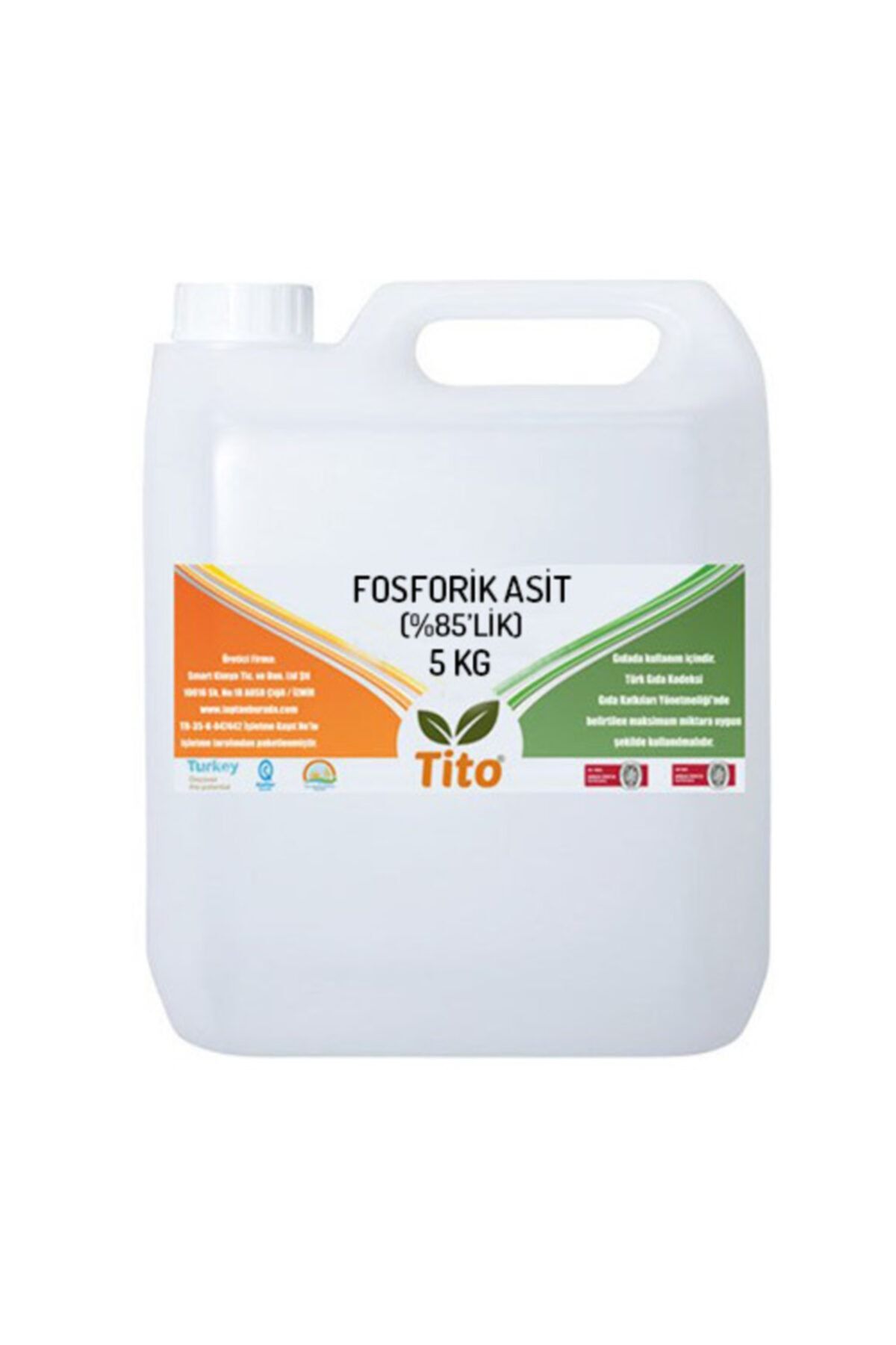 tito Fosforik Asit %85'lik E338 5 kg