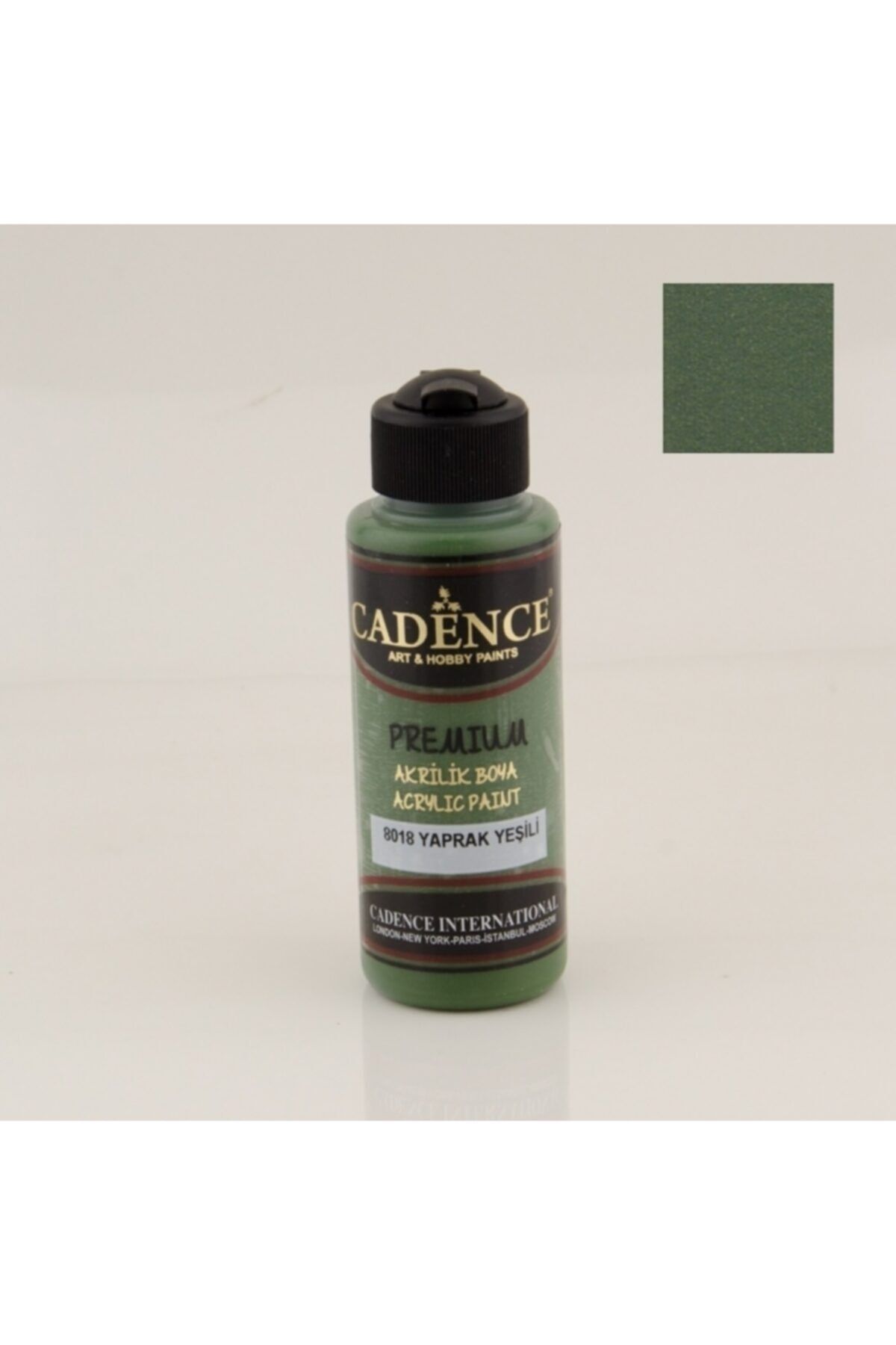 Cadence 8018 Yaprak Yeşili Su Bazlı Akrilik Boya 120 ML