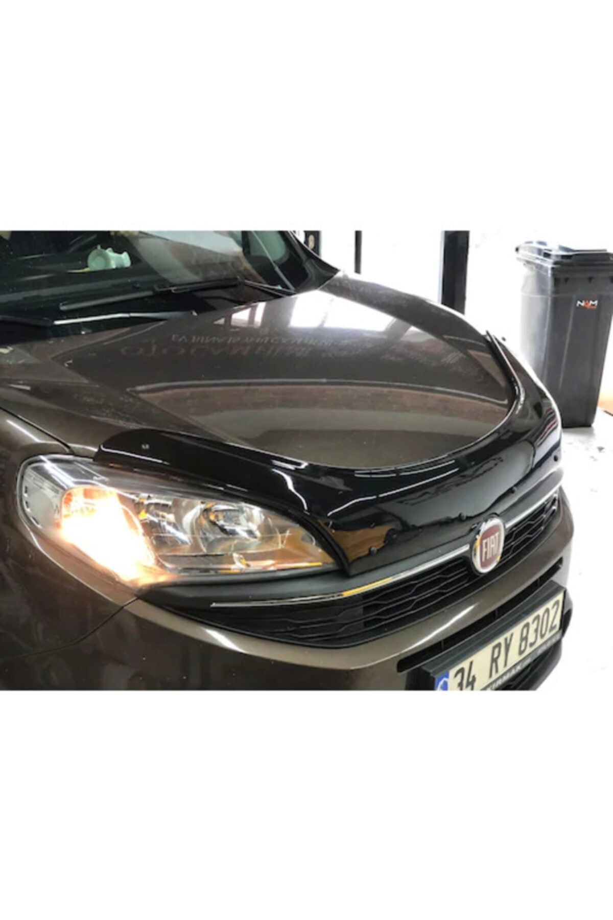 NamTuning Fiat Doblo Kaput Rüzgarlığı Parlak Siyah 2015-2018 Arası