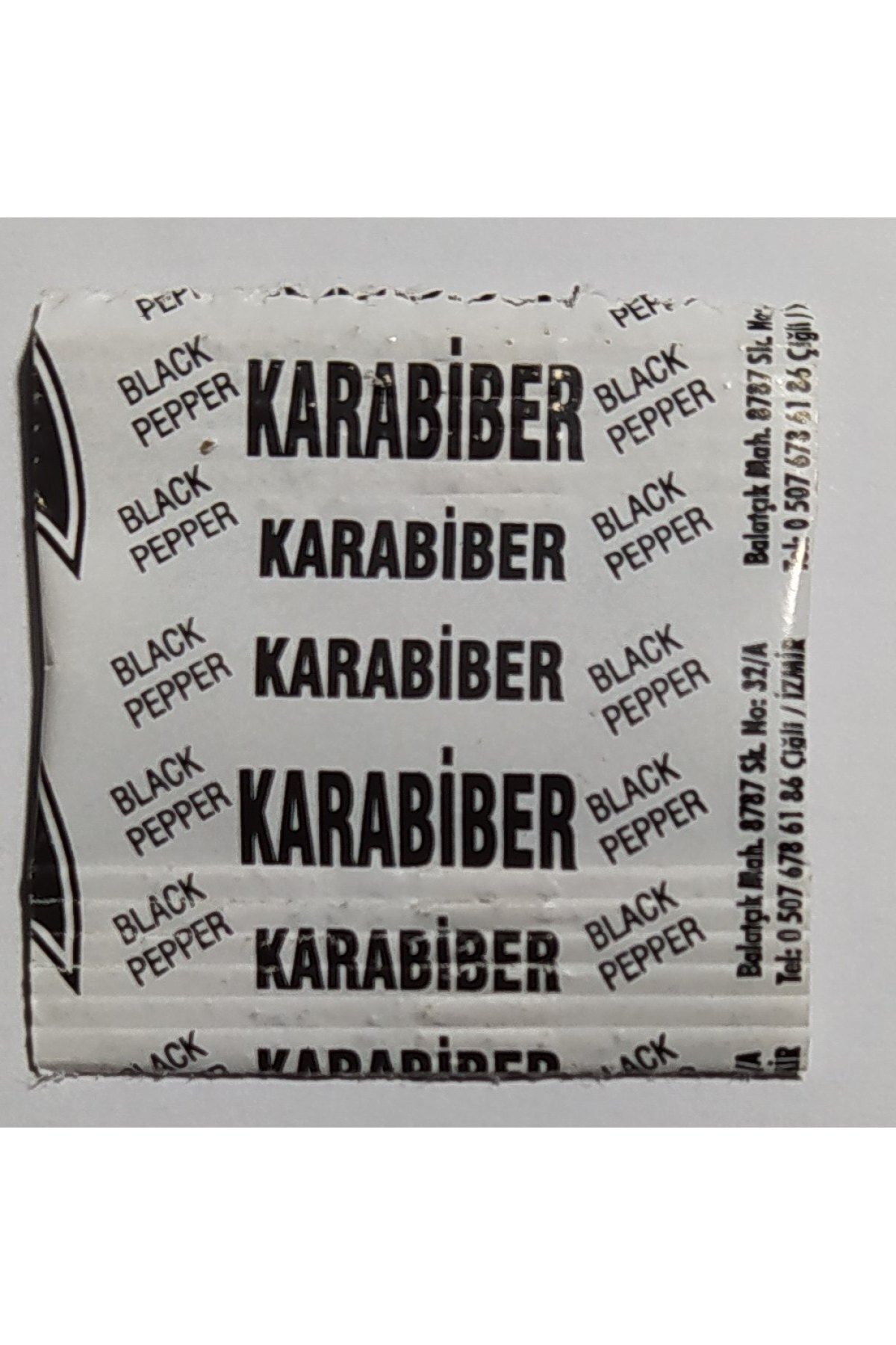 BAHARart Baharatta Sanat Tek Kullanımlık Karabiber 1000'li