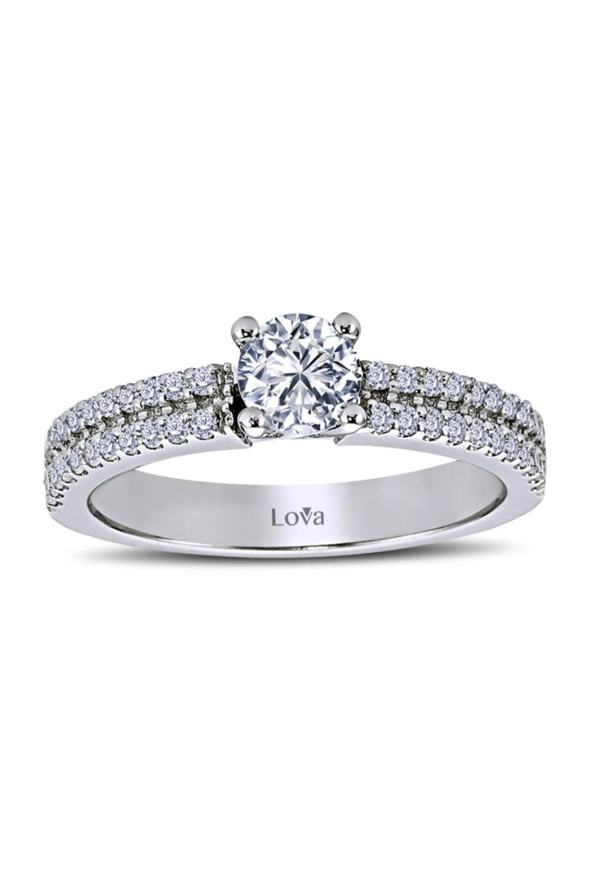 Lova Toplam 0,80 Karat Pırlanta Tektaş Yüzük - 1010067