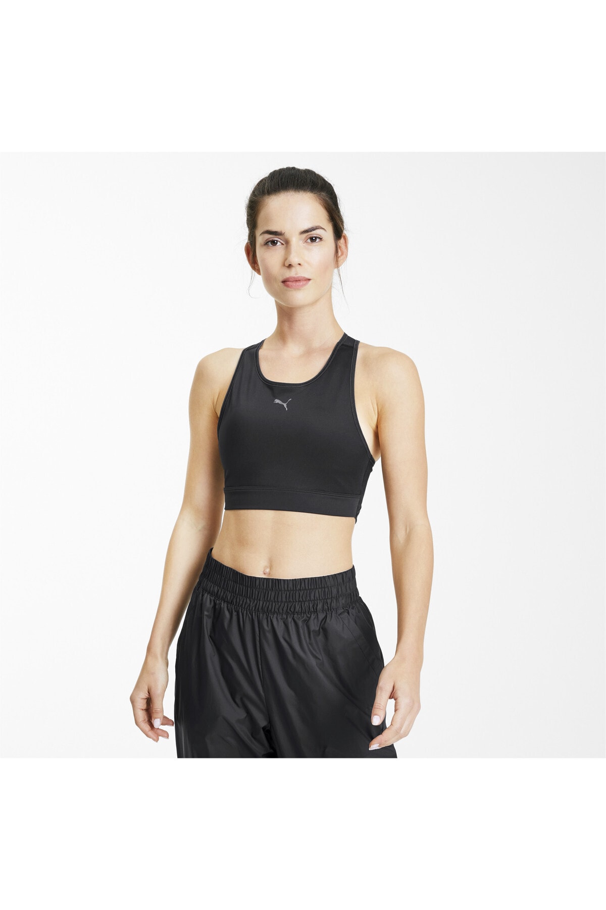 Puma STUDIO PORCELAIN Siyah Kadın Sporcu Sütyeni 101119357