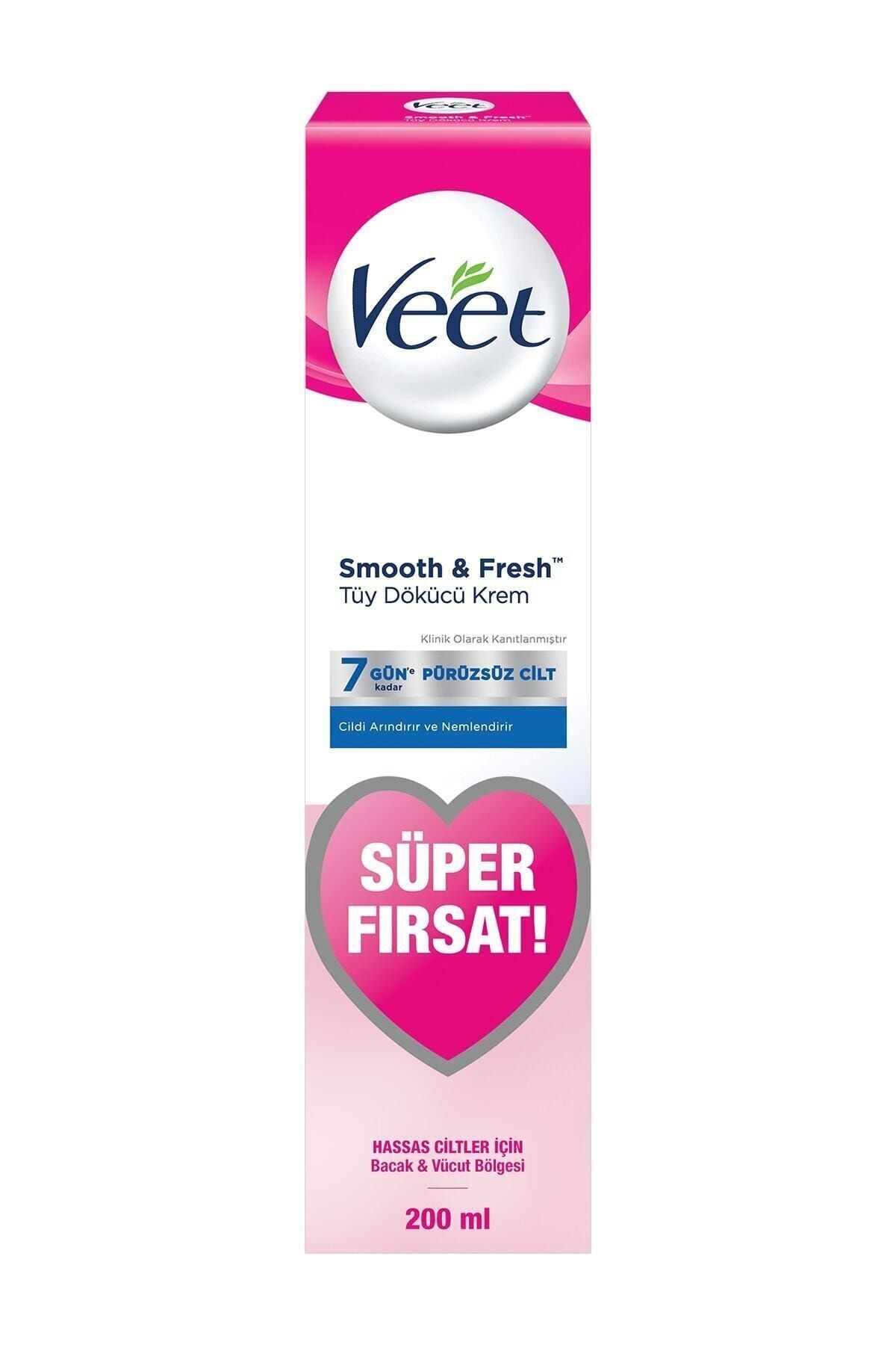 Veet Tüy Dökücü Krem 200 ml Hassas Ciltler İçin Bacak ve Vücut Bölgesi