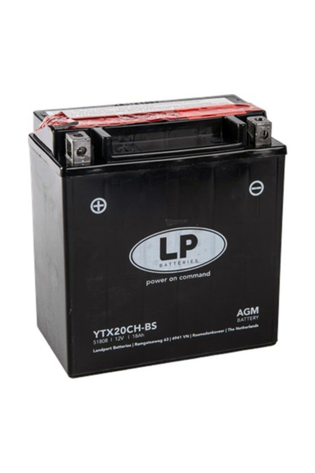 LP Ytx20ch-bs Landport Agm Motosiklet Aküsü 12v 18ah