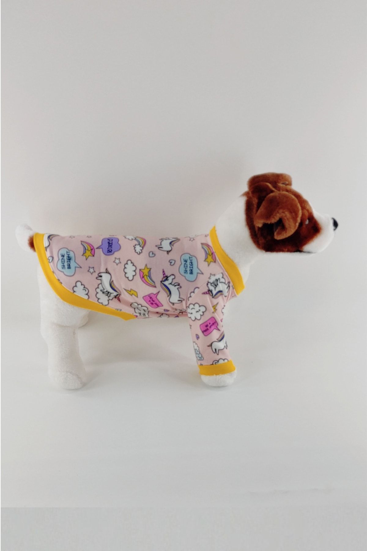 Pinkpati Pembe Desenli Uzun Kol Çıtçıtlı Sweatshirt K401