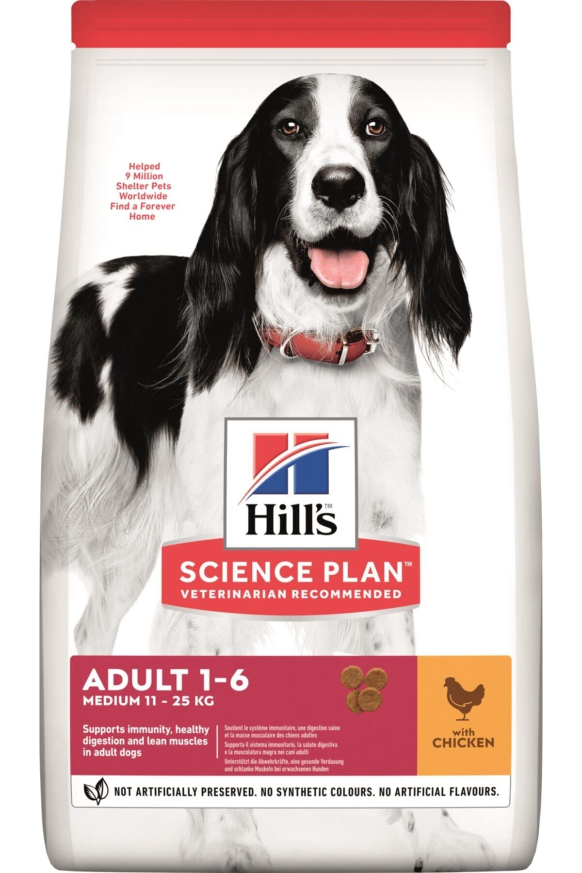 Hill's Tavuklu Orta Irk Yetişkin Köpek Maması 14 kg