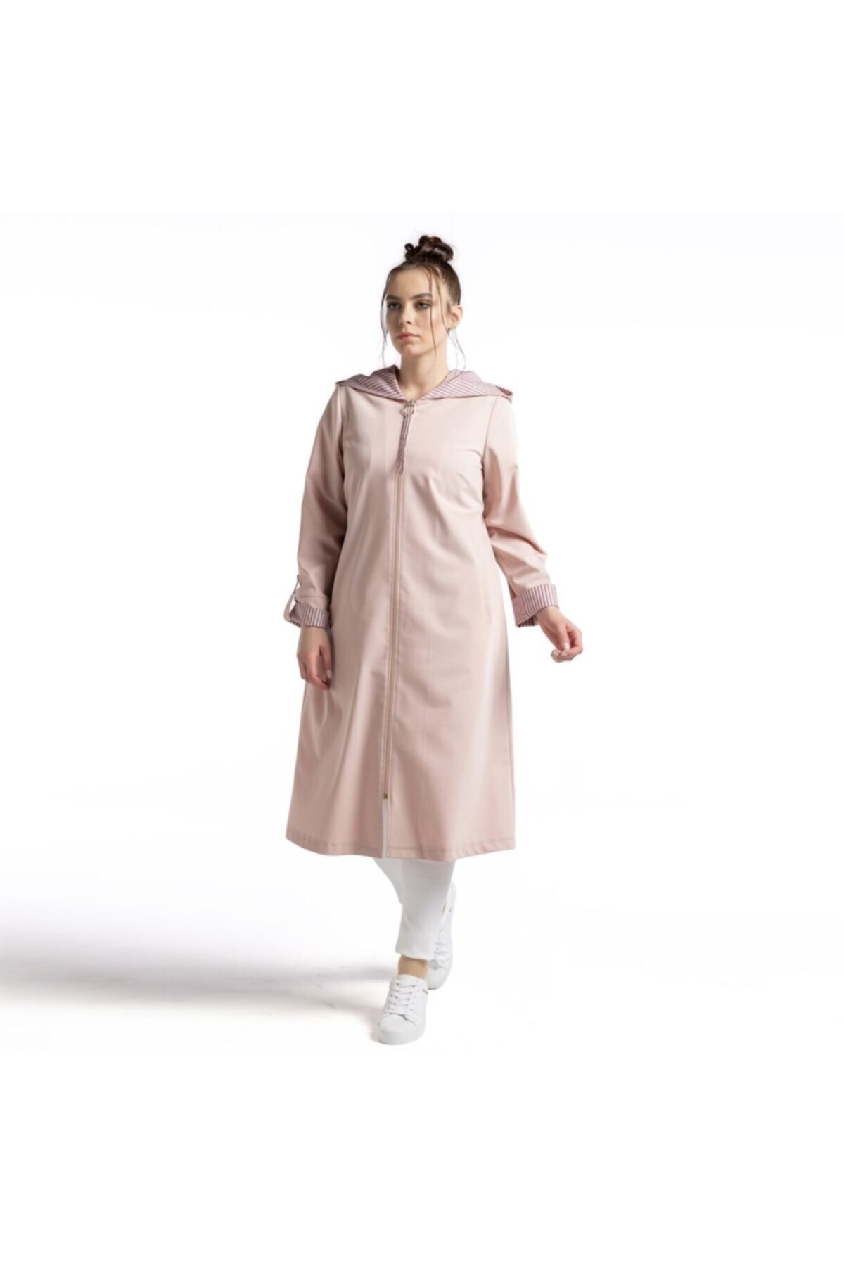 Micca Kadın Pembe Spoza Pardesü 901551