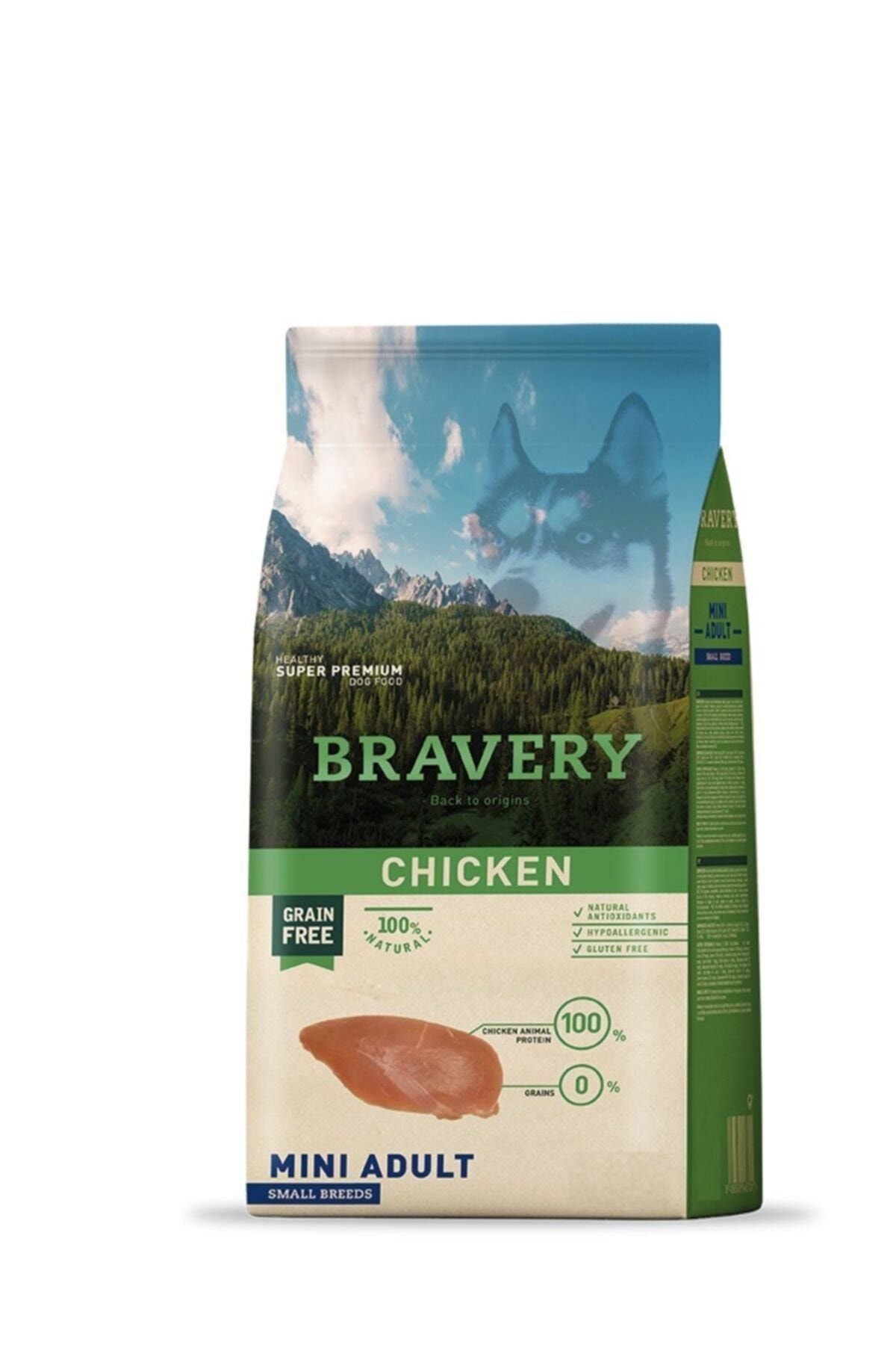 Braven Tahılsız Tavuklu Küçük Irk Yetişkin Köpek Maması 2 kg