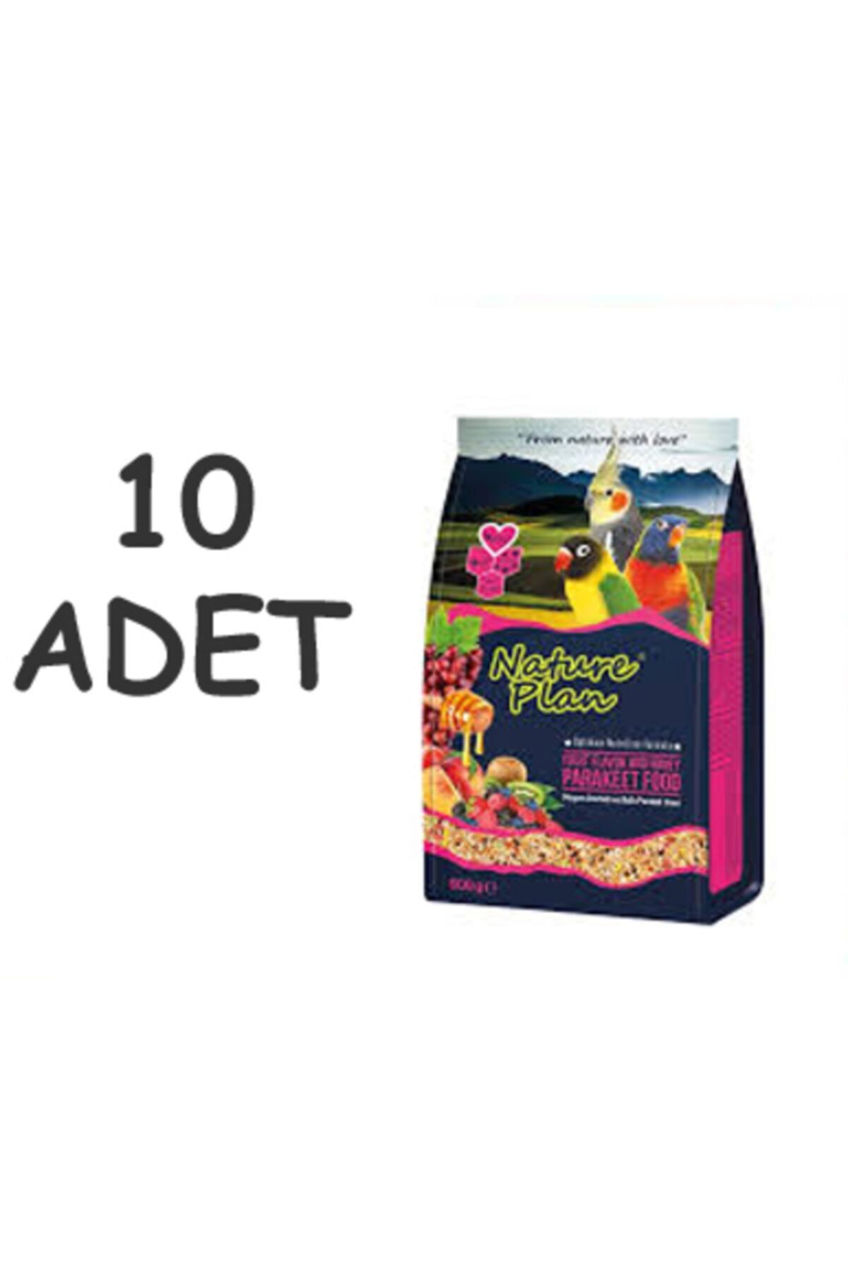 DGN Shoping Nature Plan Paraket Yemi 800 Gr X 10 Adet