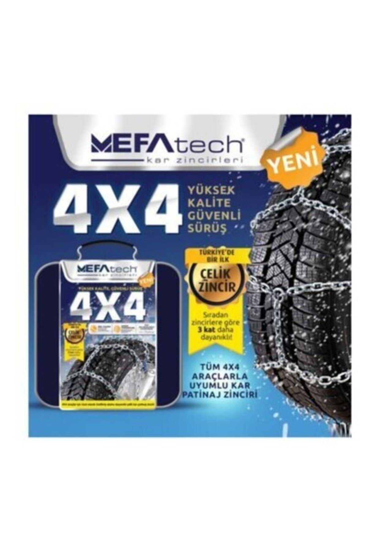 MEFATECH Kar Zinciri 4x4 Takmatik Grup 1100 Suv-minübüs-ticari Araç
