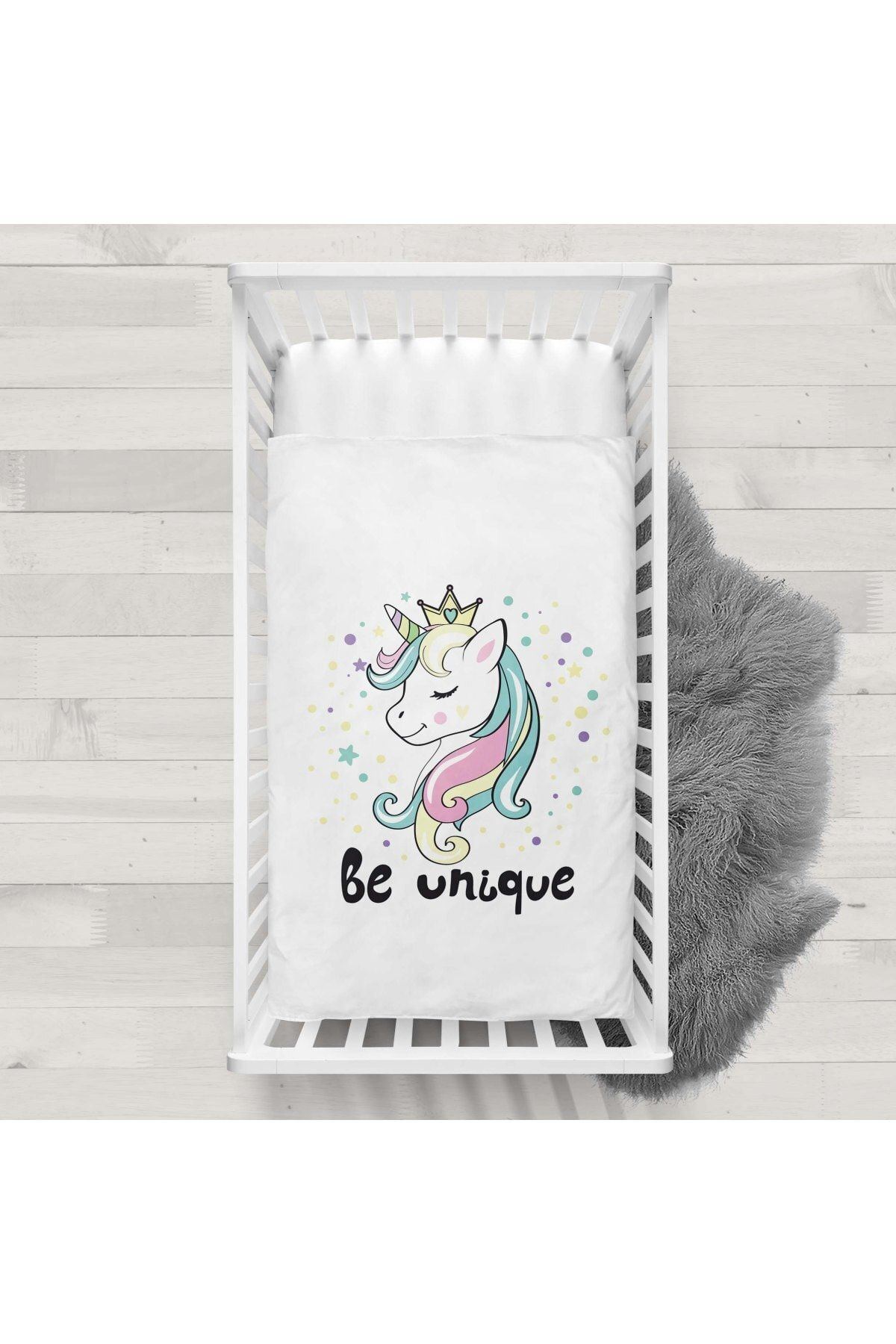 decoars Unıcorn 4 Figürlü Yatak Örtüsü