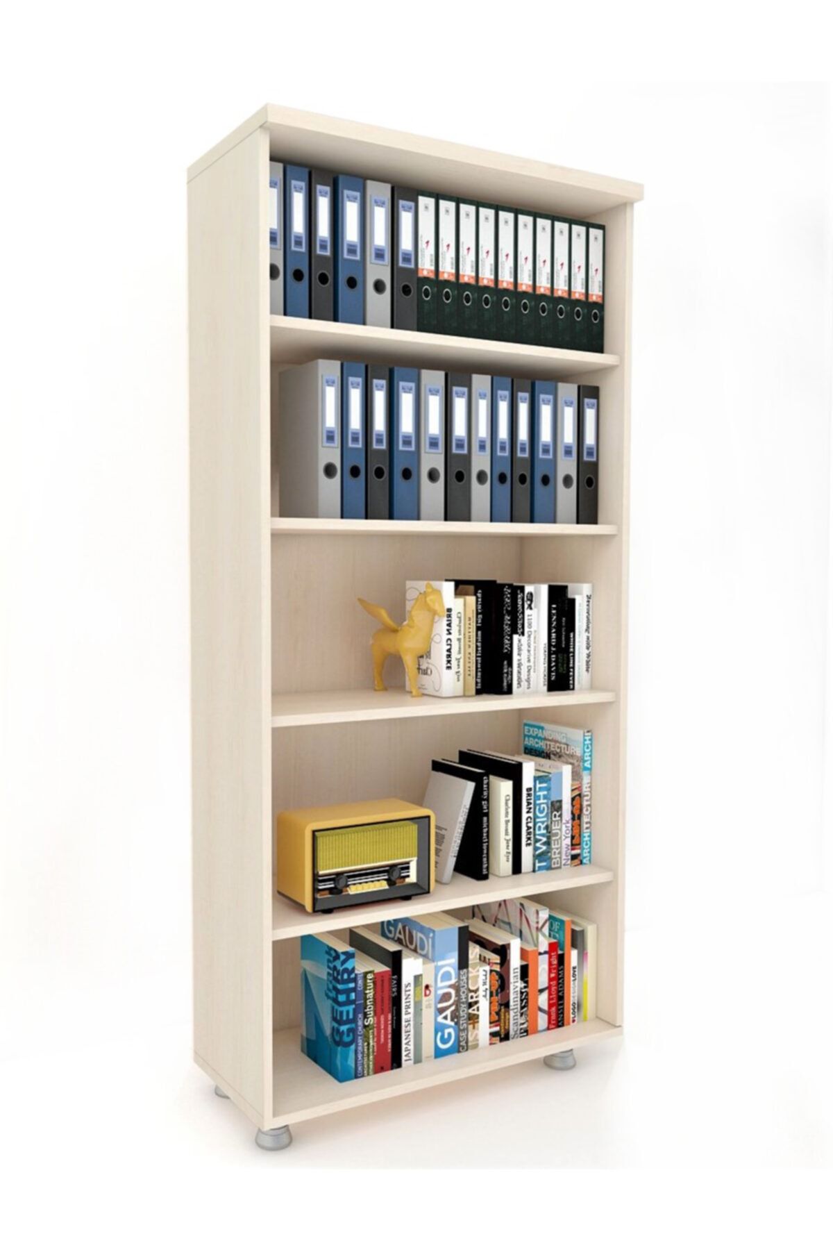 ELİZZA Modüler Dünyası Kitaplık Dosya Dolabı - 80x35x188