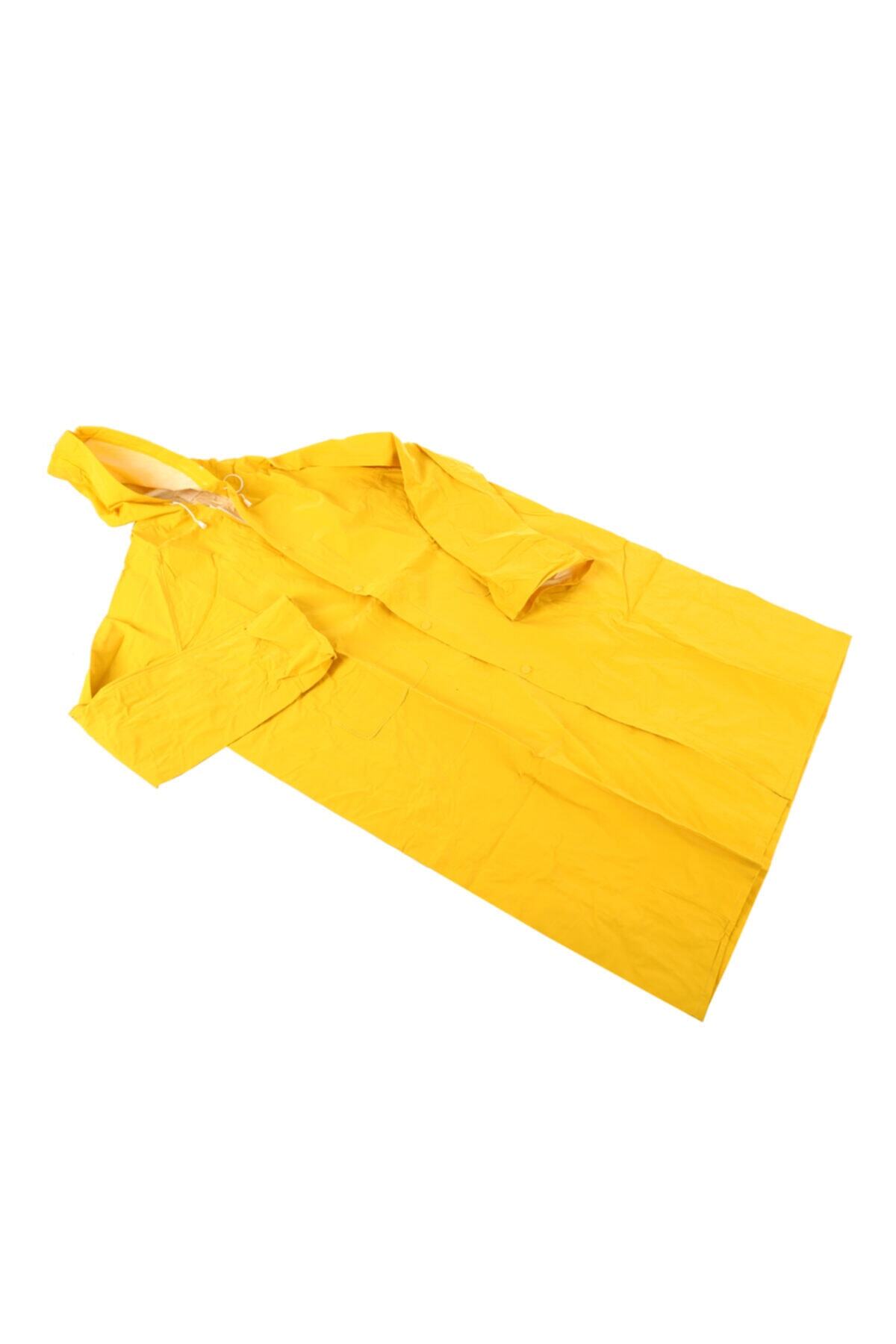 MURAT UYGUN Unisex Sarı Pvc Yağmurluk