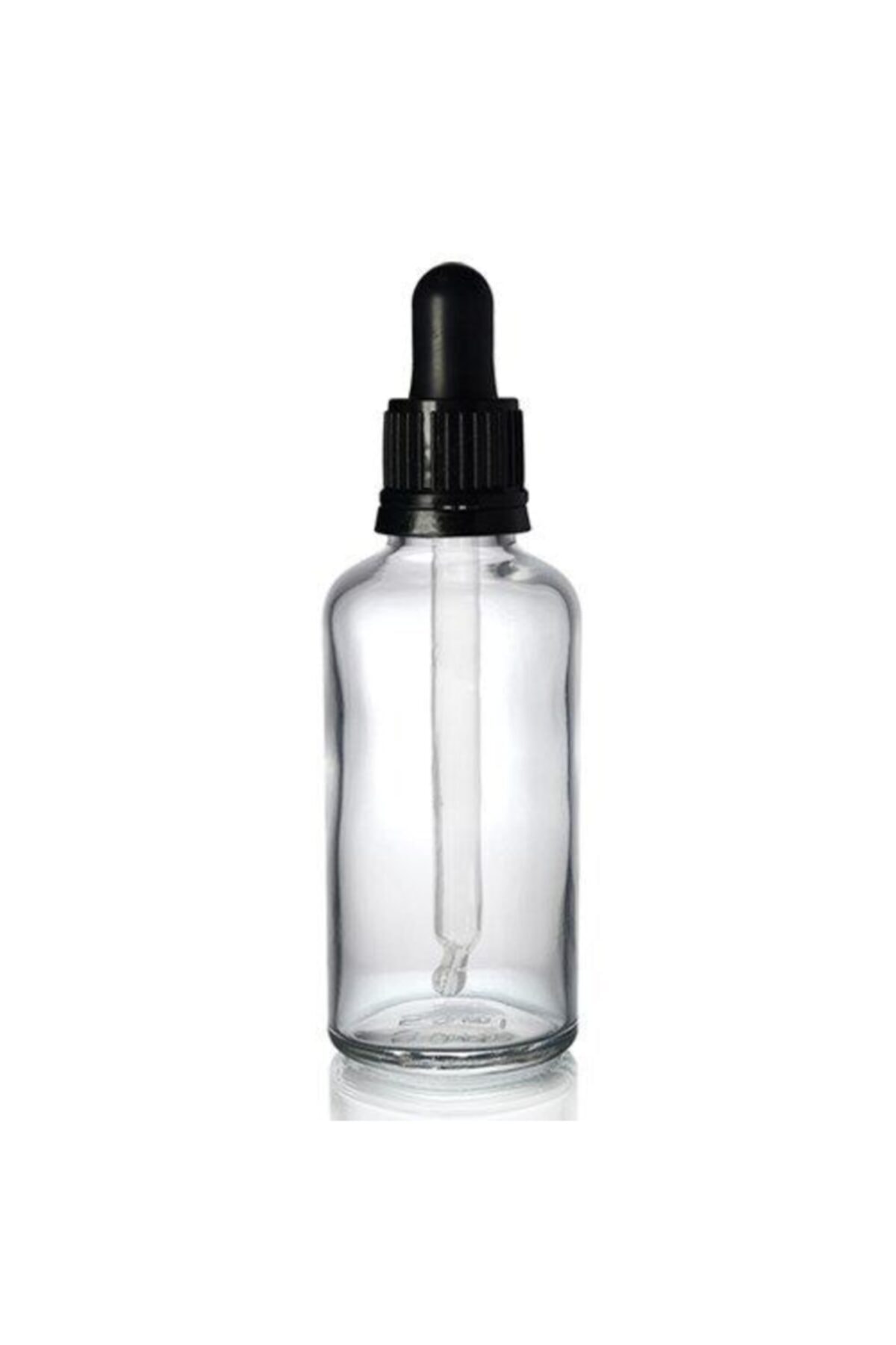 GALENİK Şeffaf Cam Şişe 50ml Cam Damlalıklı