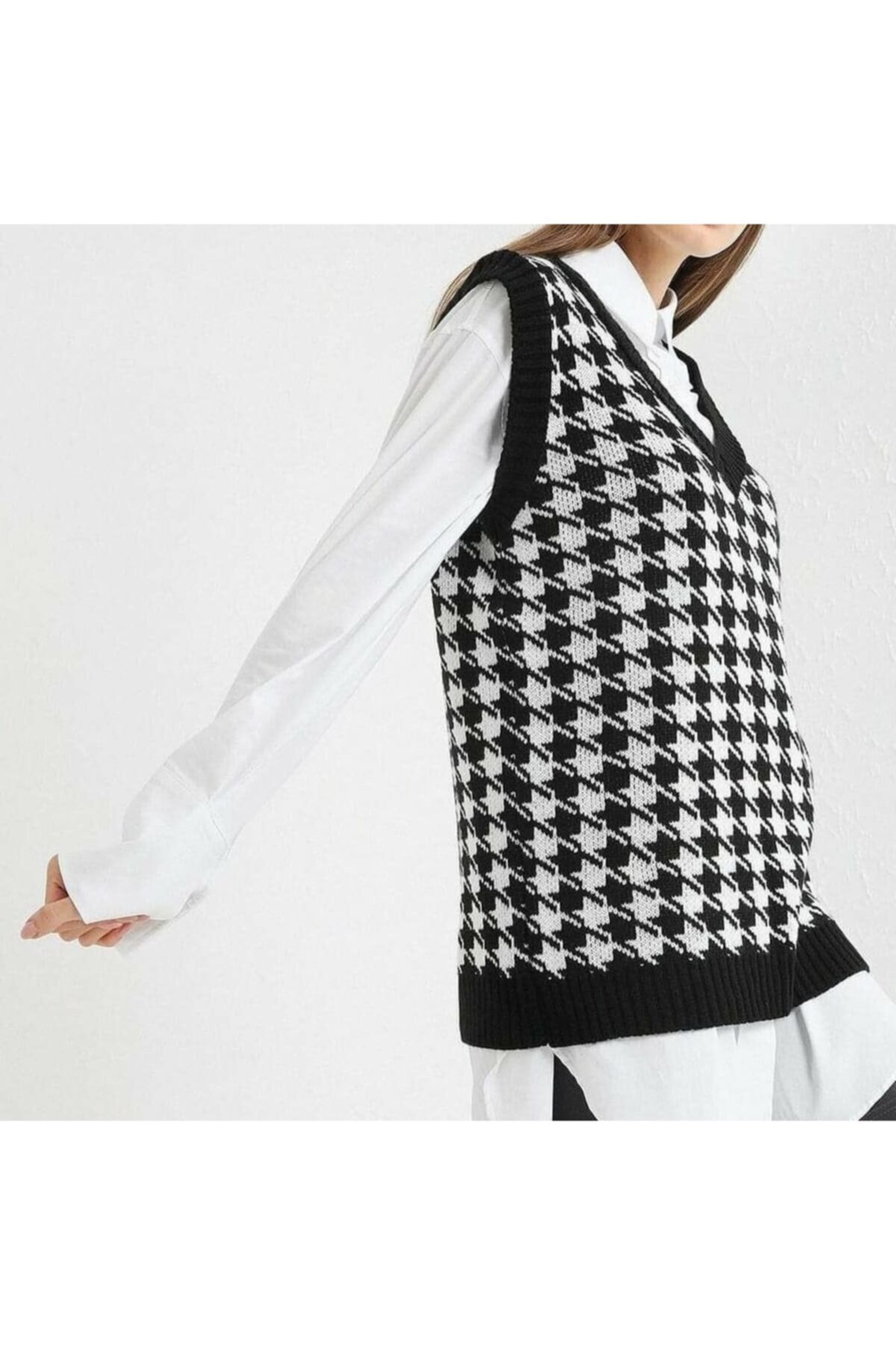 Nun butik Kadın Siyah Süveter