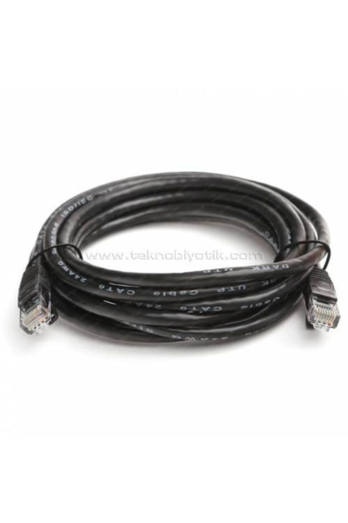 Dark 5m Cat6 Cu Awg24/7 Utp Siyah Network Kablosu (dk-cb-nt6u500b)