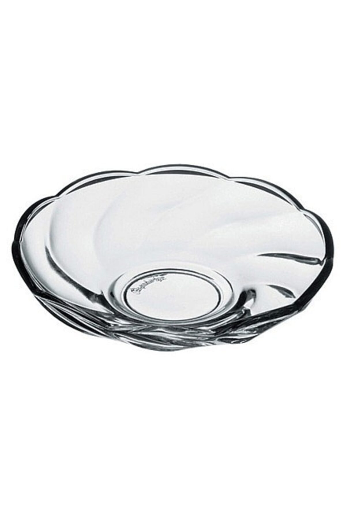 Paşabahçe 6 Lı Burgulu Cam Çay Tabağı 54271