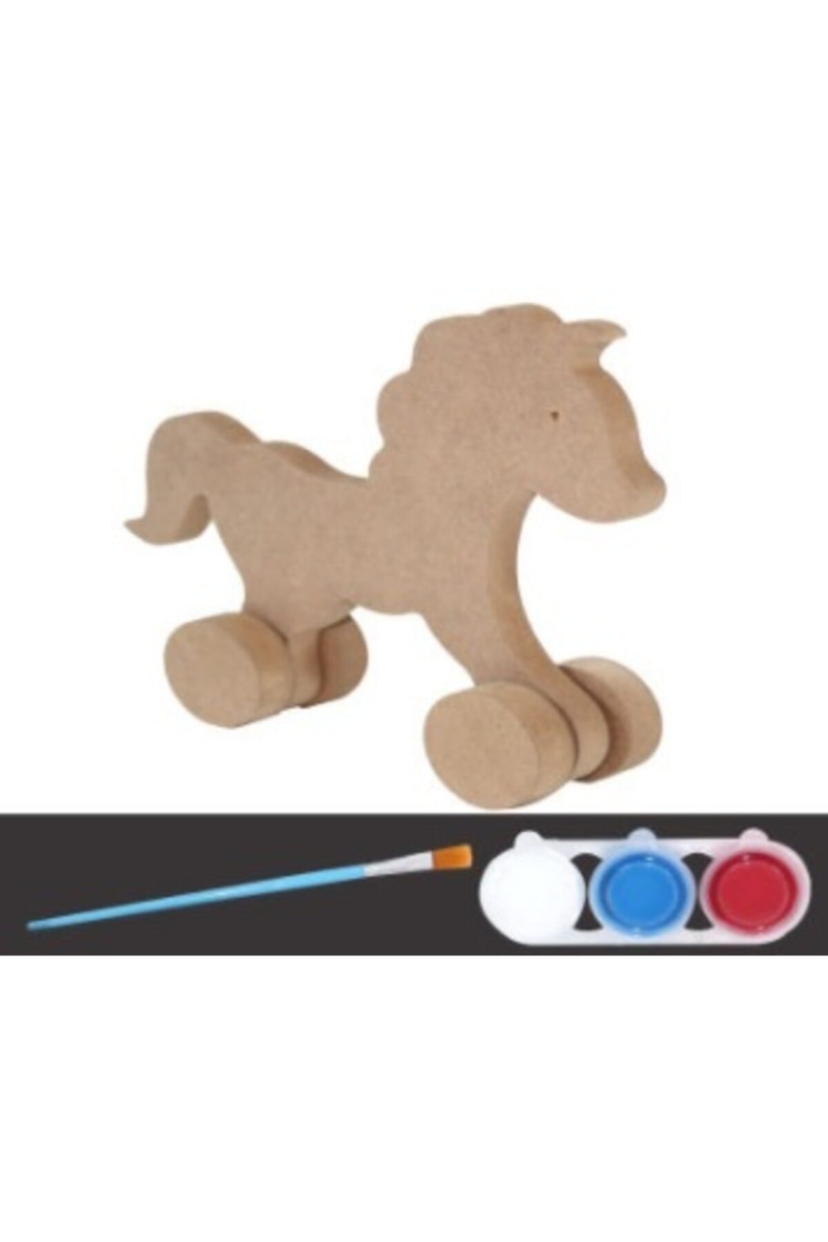 PARSTEK Ahşap At Boyama Seti