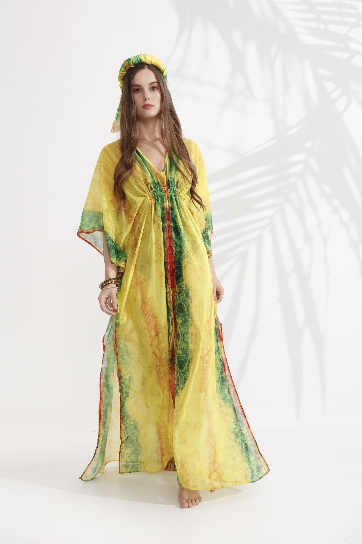 thefadco Kadın Sarı Kimono