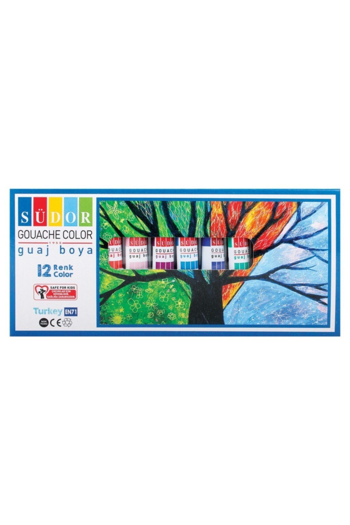 Südor Guvaş Boya 12 Li Takım (tüp) 8.5 Ml