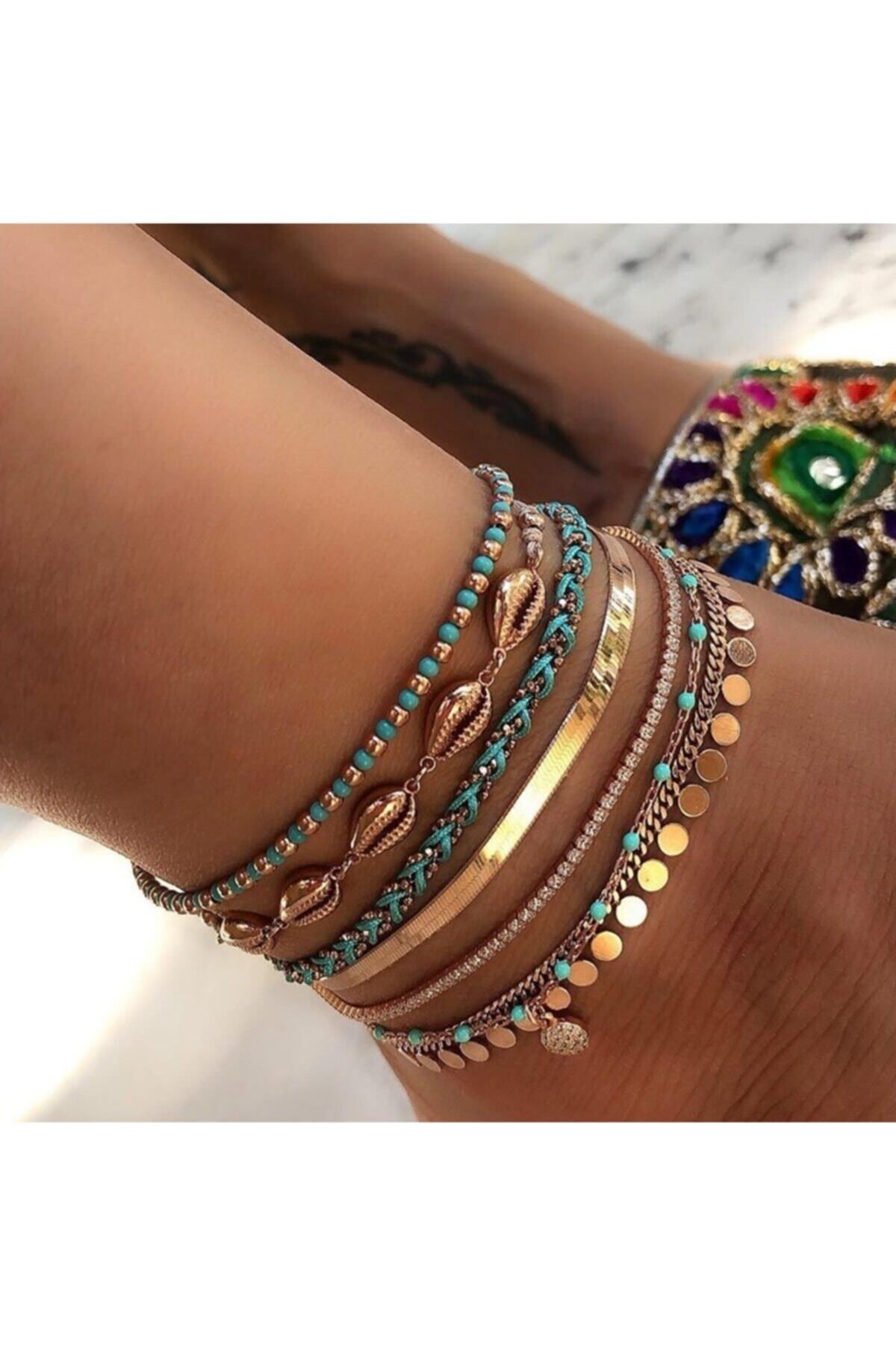 CAKA TAKI Italyan Kalın Yassı Halhal