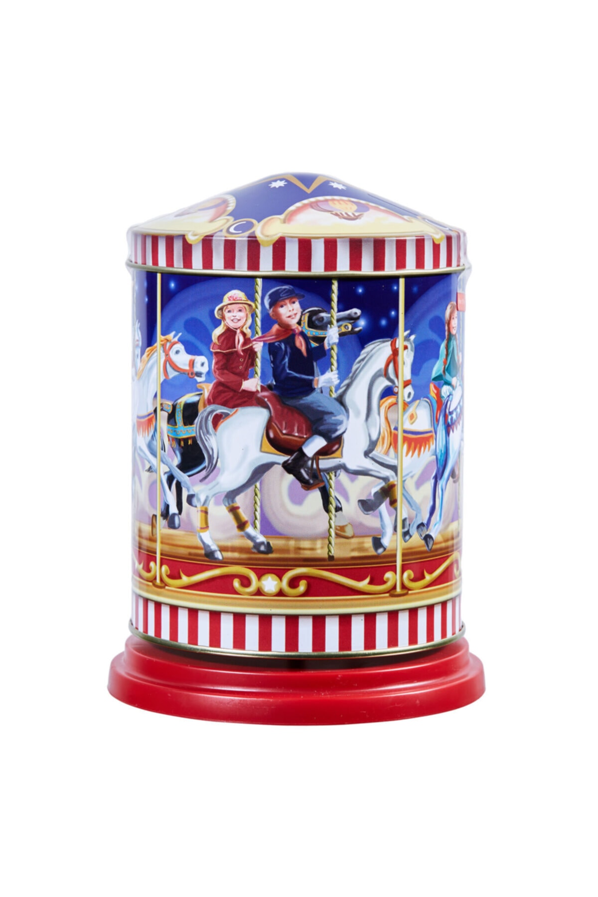 Lambertz Carousel Müzik Kutusu & 200 Gram Bitter Çikolatalı Bisküvi