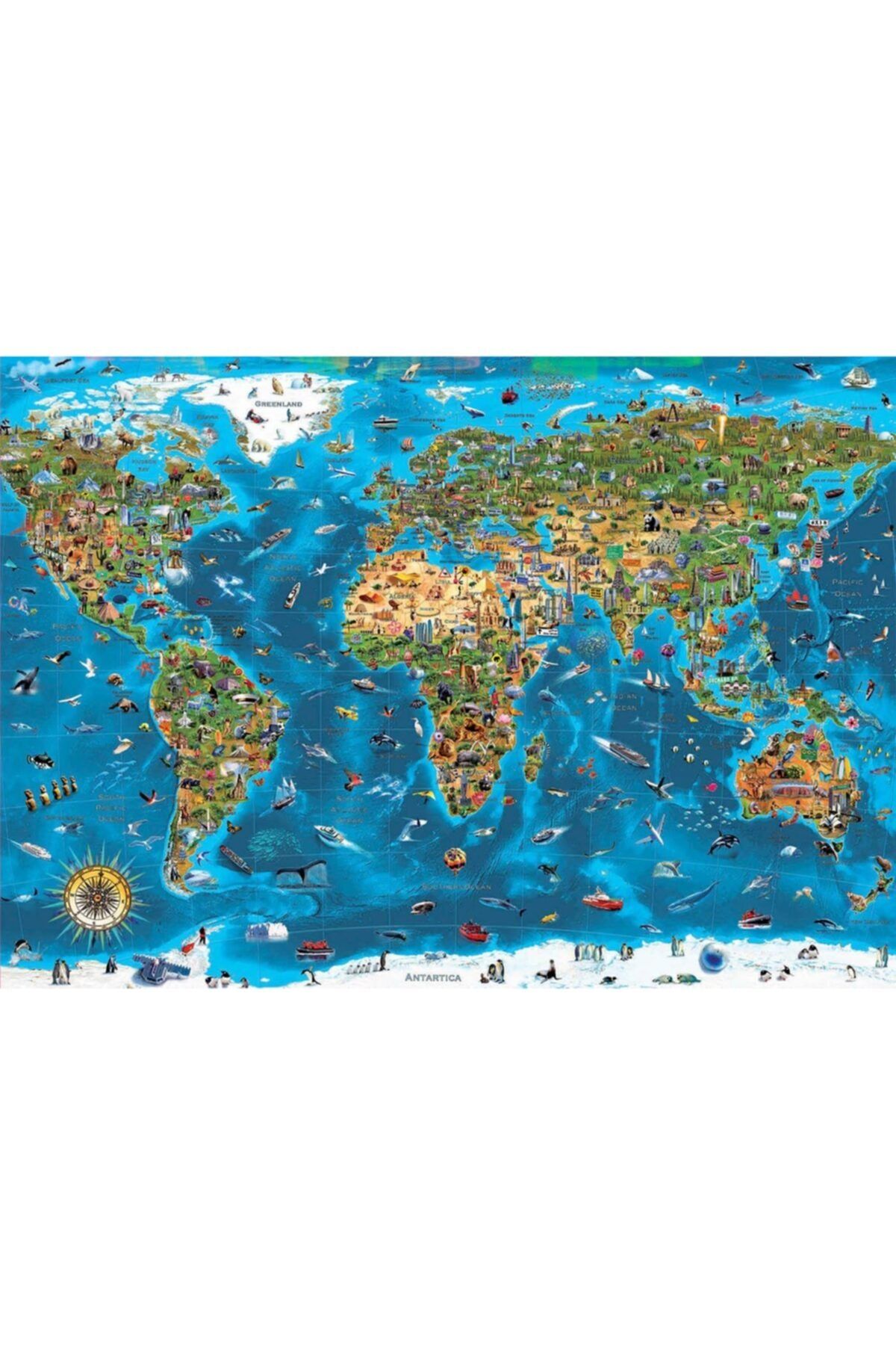 EDUCA Wonders Of The World 1000 Parça Puzzle