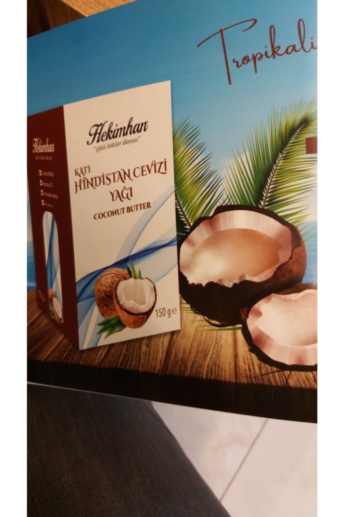 Hekimhan Katı Hindistan Cevizi Yağı 150 gr