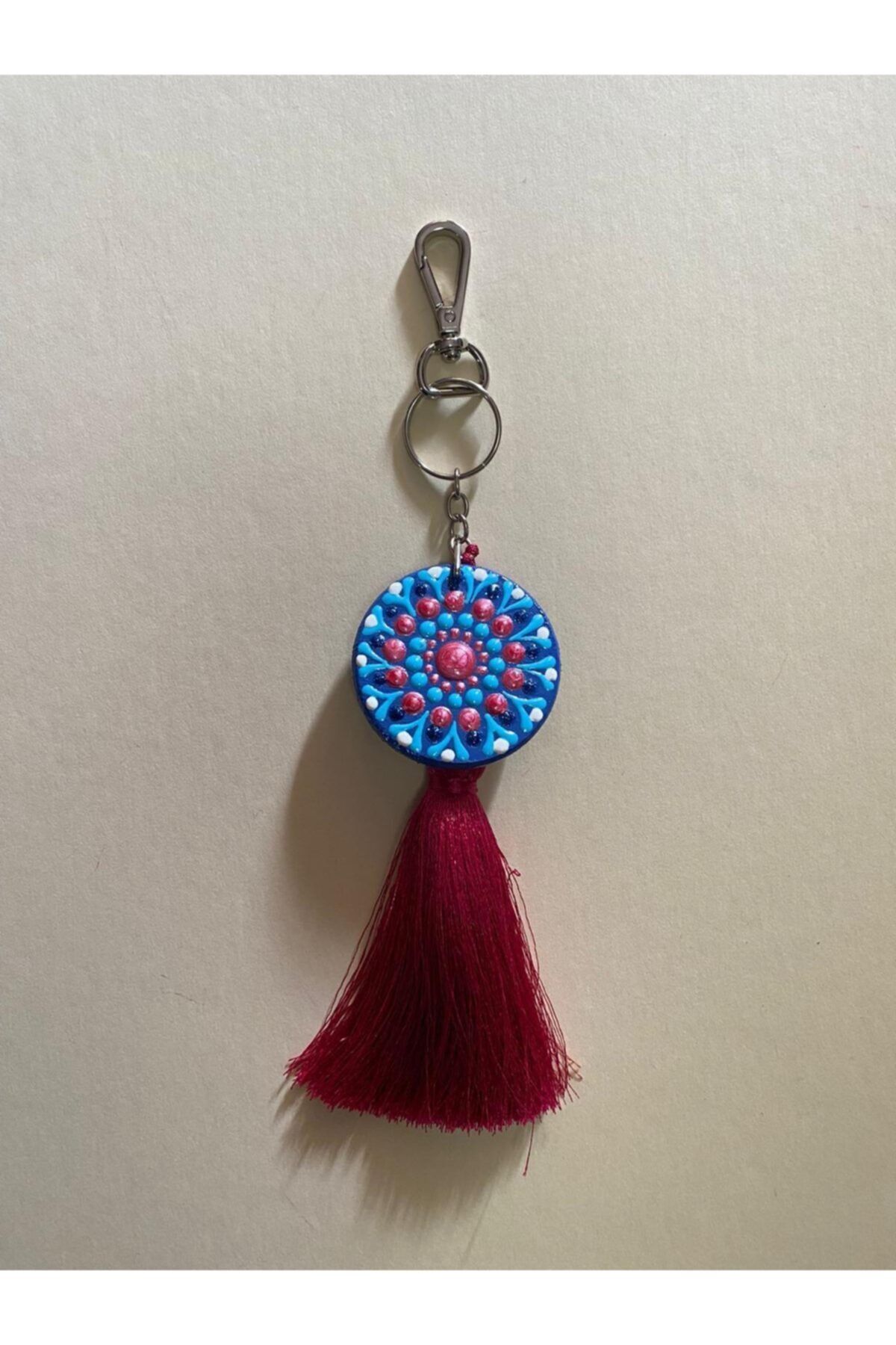 R.D. LAVENDER Pembe Mavi Anahtarlık Ve Çanta Aksesuarı