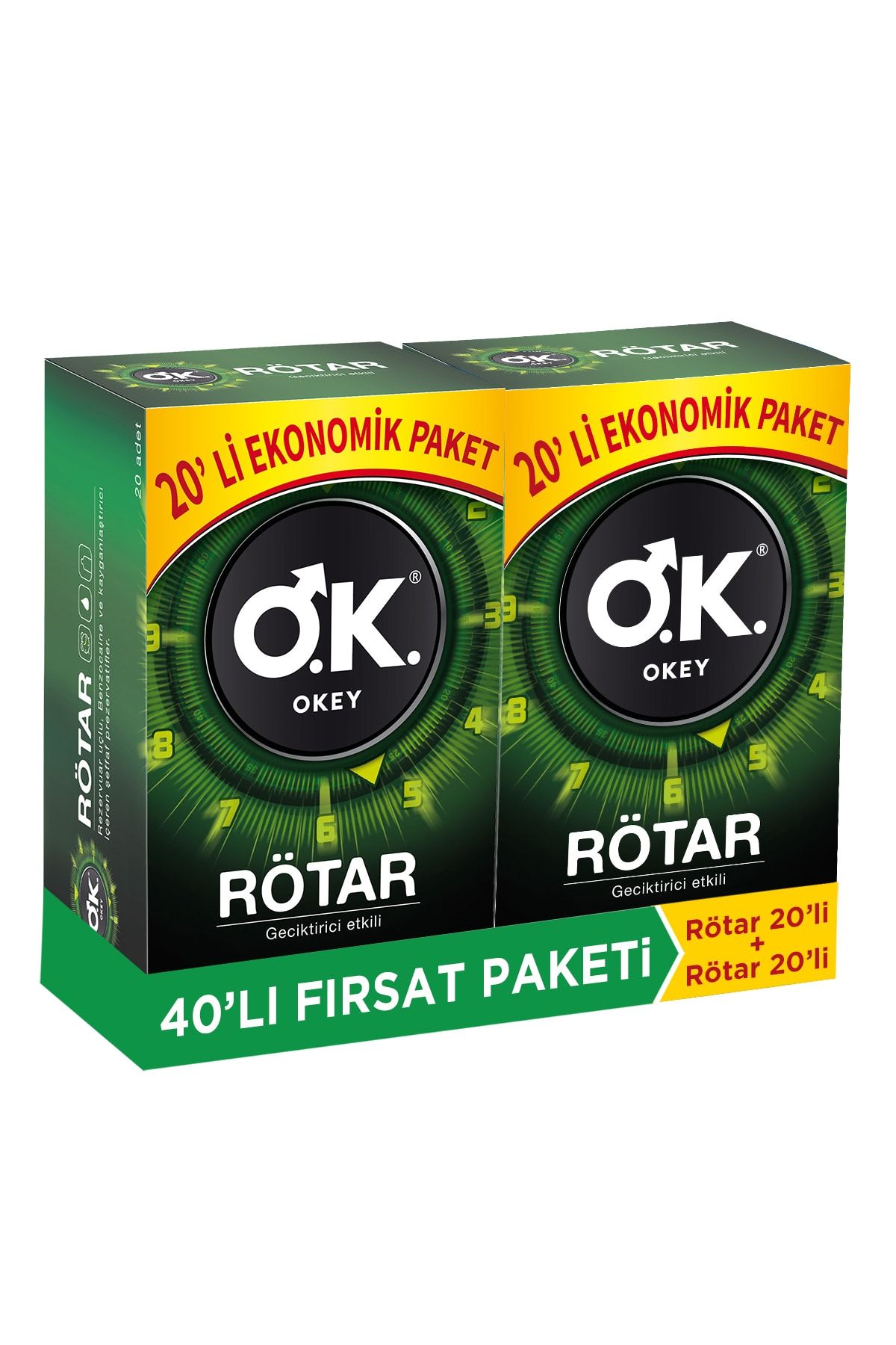 Okey Rötar Geciktirici Etkili 40'lı Fırsat Paketi