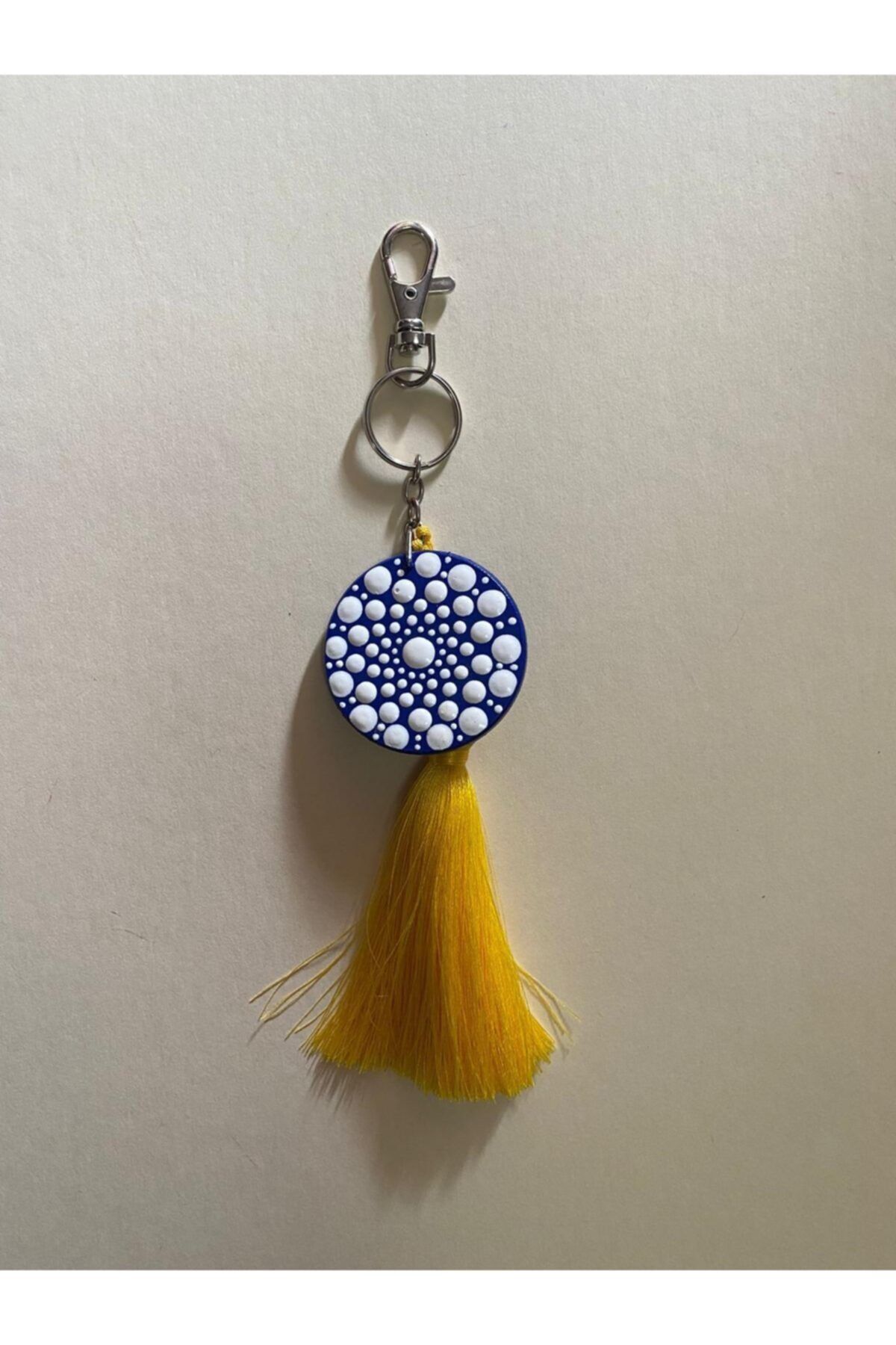 R.D. LAVENDER Sarı Lacivert Anahtarlık Ve Çanta Aksesuarı