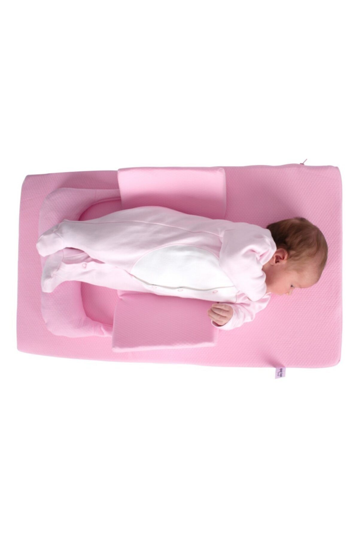 Sevi Bebe Pembe Renkli Çok Fonksiyonlu Bebek Reflü Yatağı