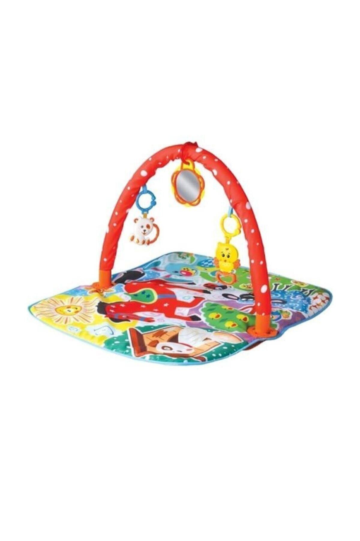 ÖFA TOYS Babies Neşeli Çiftlik Aynalı Bebek Oyun Halısı
