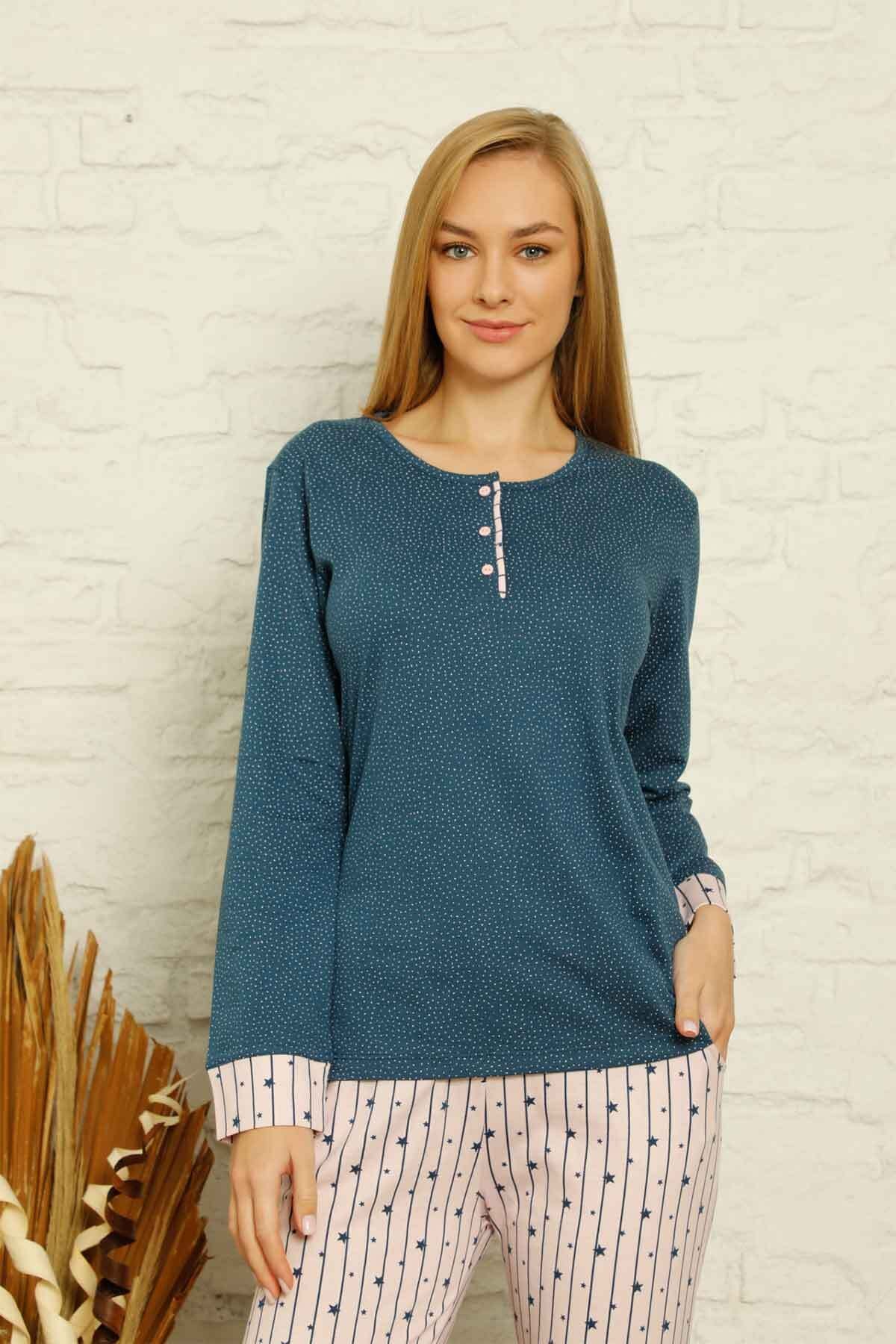My Fashion World Uzun Kollu Kadın Pijama Takımı 2633