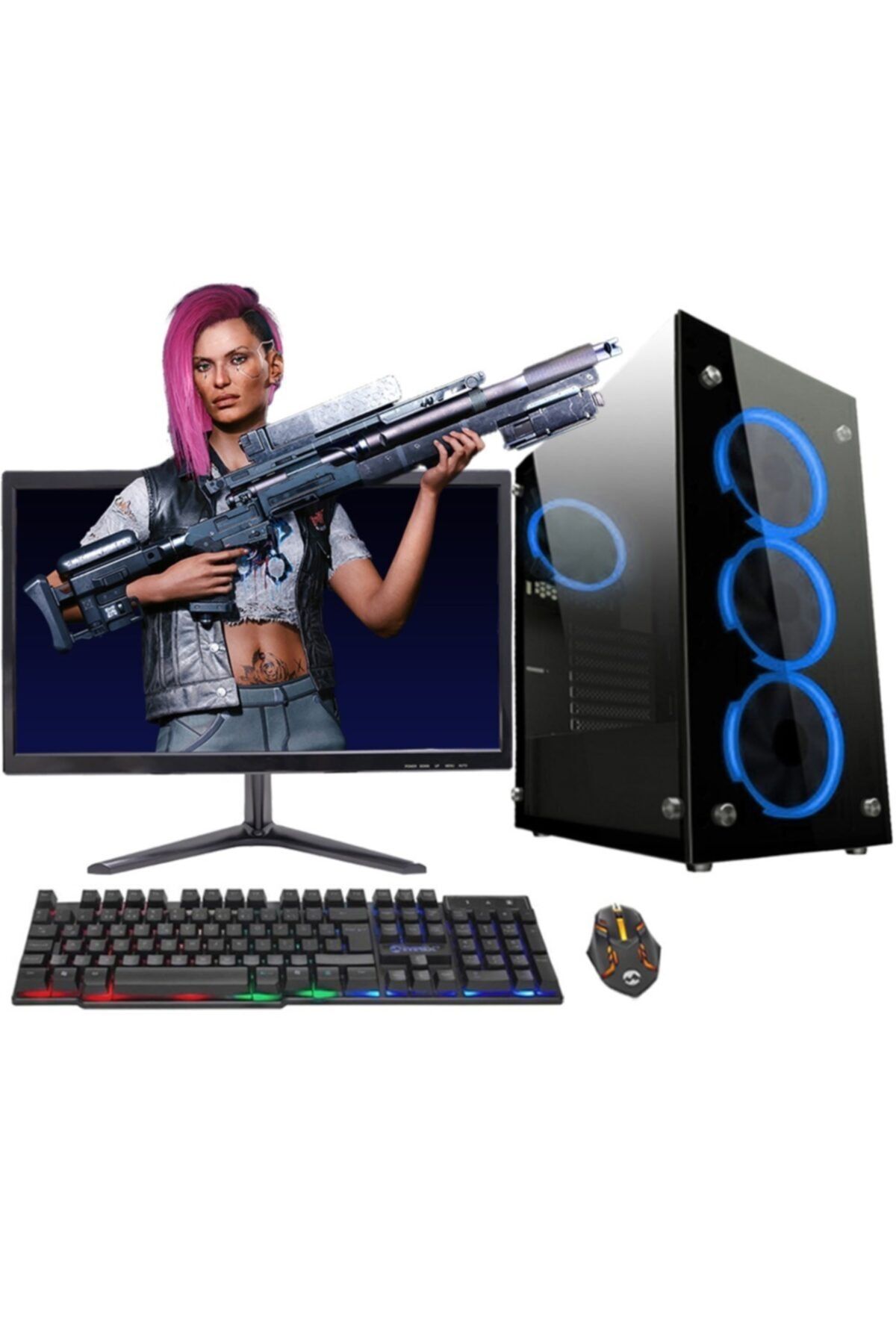 Avantron Ryzen 5 1600 8gb Ram 240ssd 4gb Gt740 21.5\