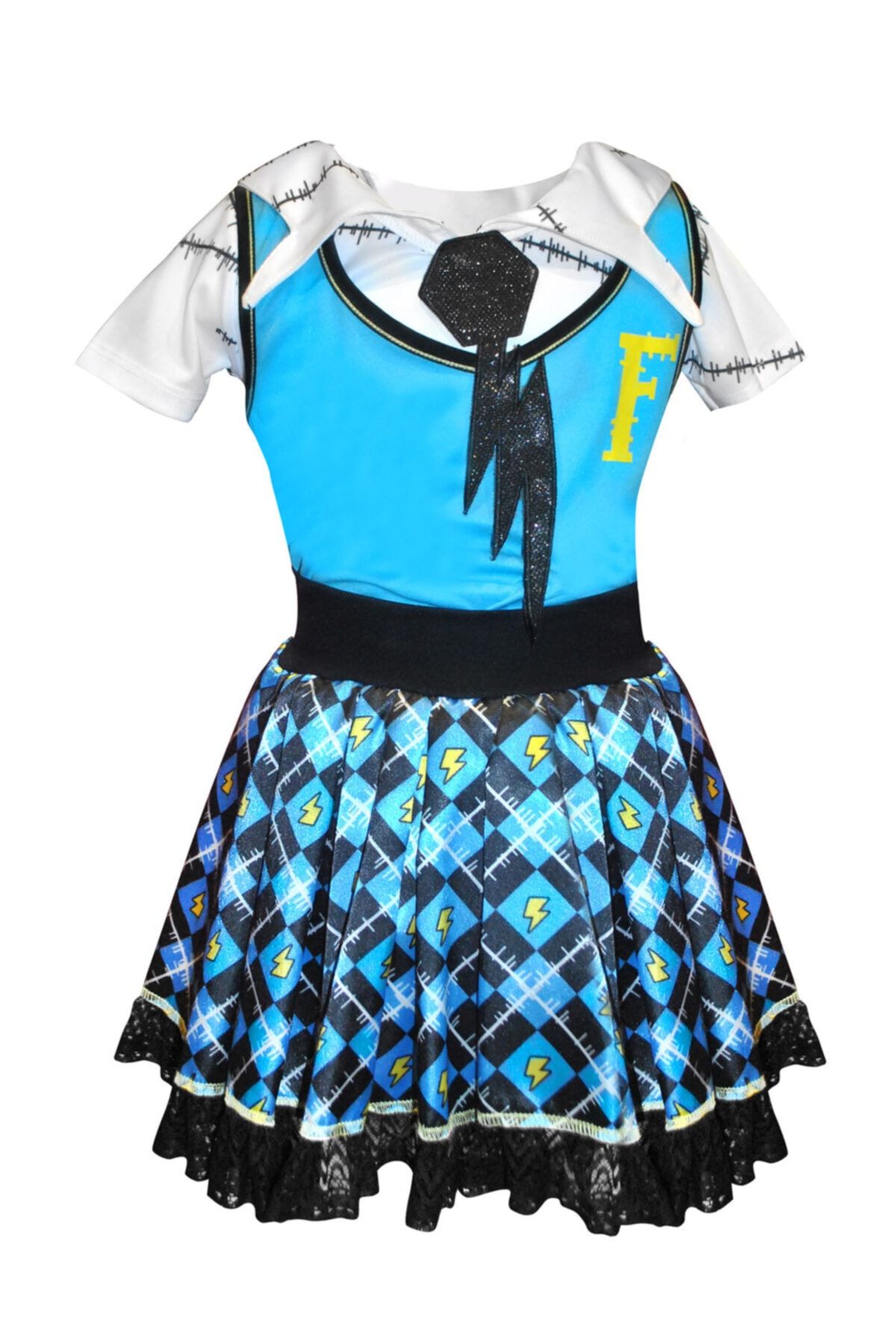 MONSTER HIGH Frankie Kostüm Yeni 4-6 Yaş