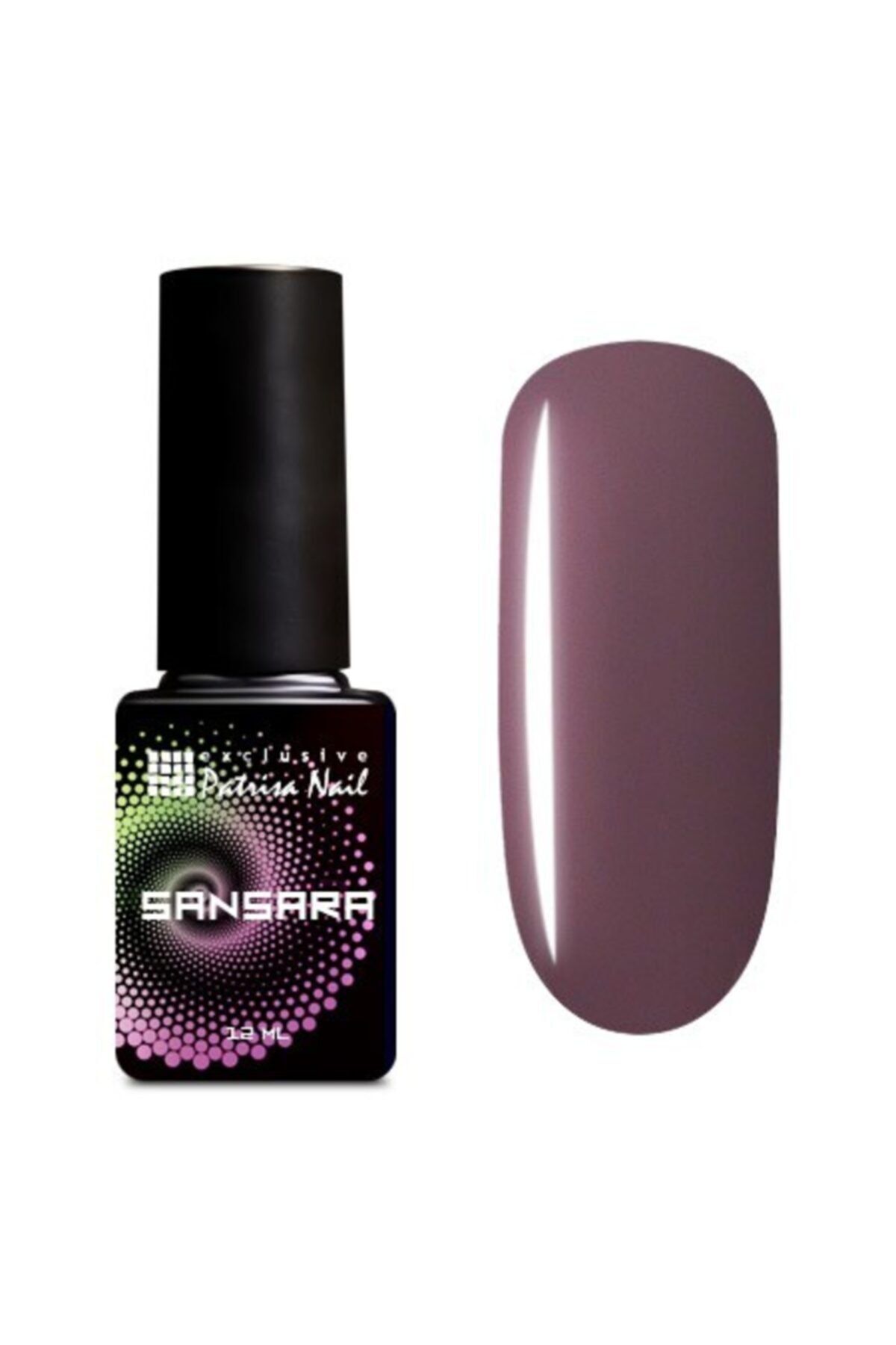 Patrisa Nail Kalıcı Oje Sansara Serisi 927, 12 Ml Koyu Leylak Gri