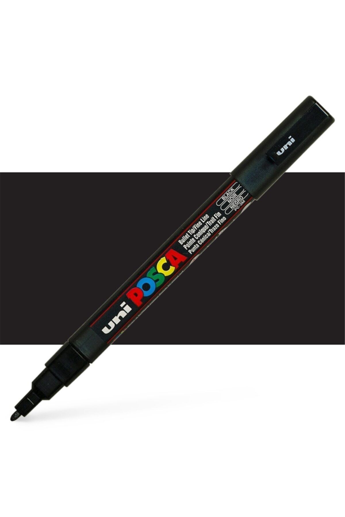 Uni Posca Pc-3m (0.9-1.3mm) Siyah