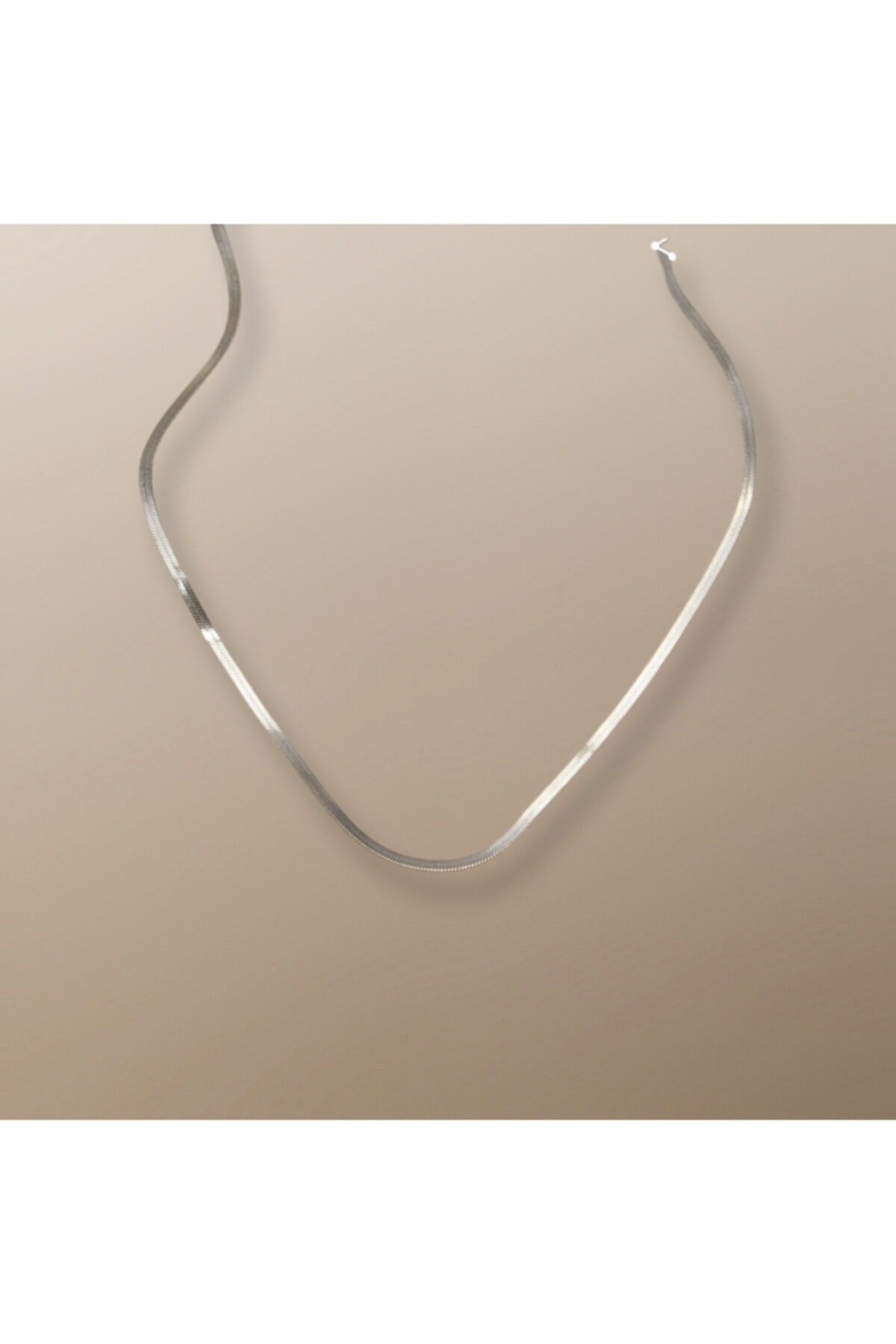 ARTE ACCESSORY Çelik Gümüş Renk Italyan Zincir Kolye