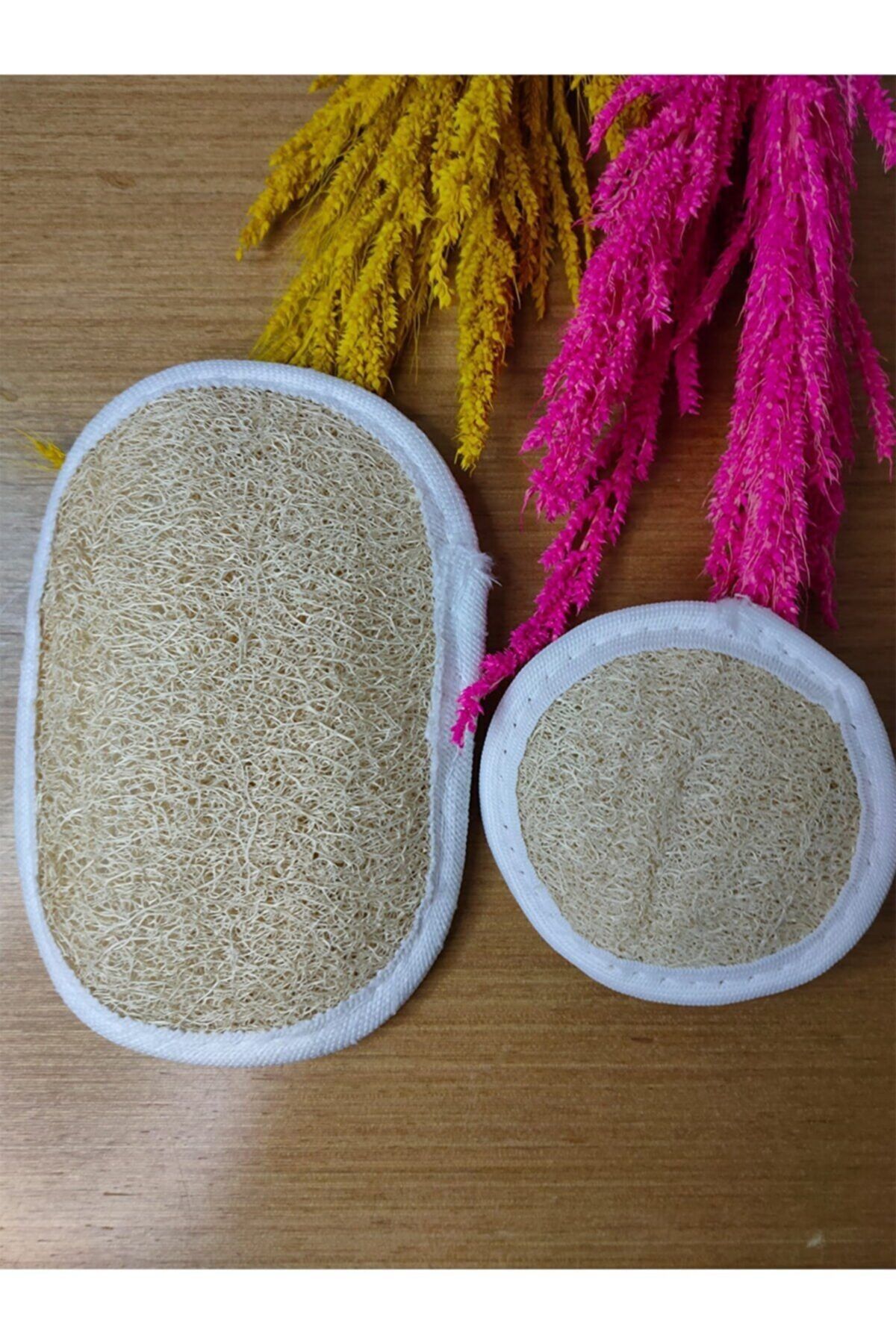 ÇİDEM'S Kabak Lifi Banyo Vücut Kesesi & Kabak Lifi Banyo Yüz Kesesi (ikili Set)