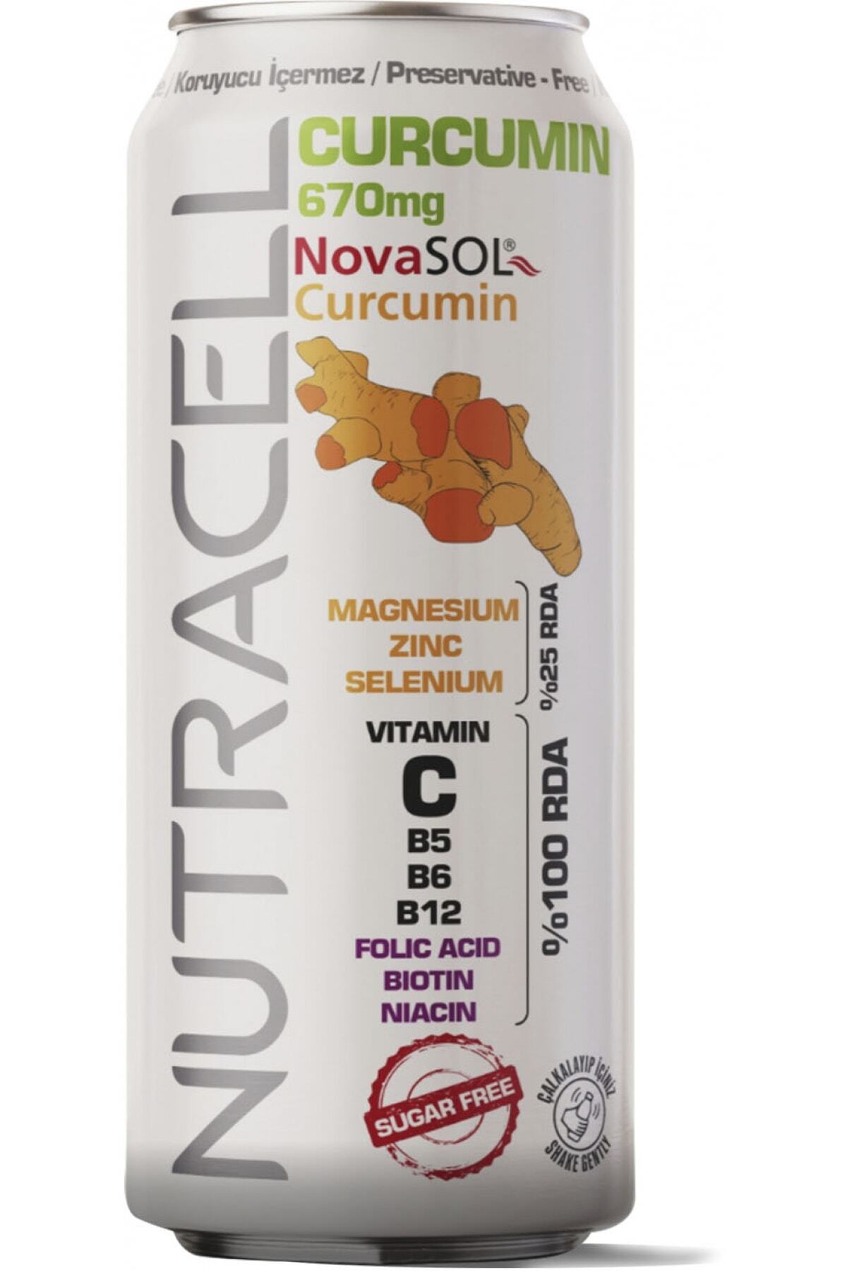 NUTRACELL 12 Adetx330ml Zerdeçal Selenyum Çinko Vitaminli Mineralli Gazsız Içecek