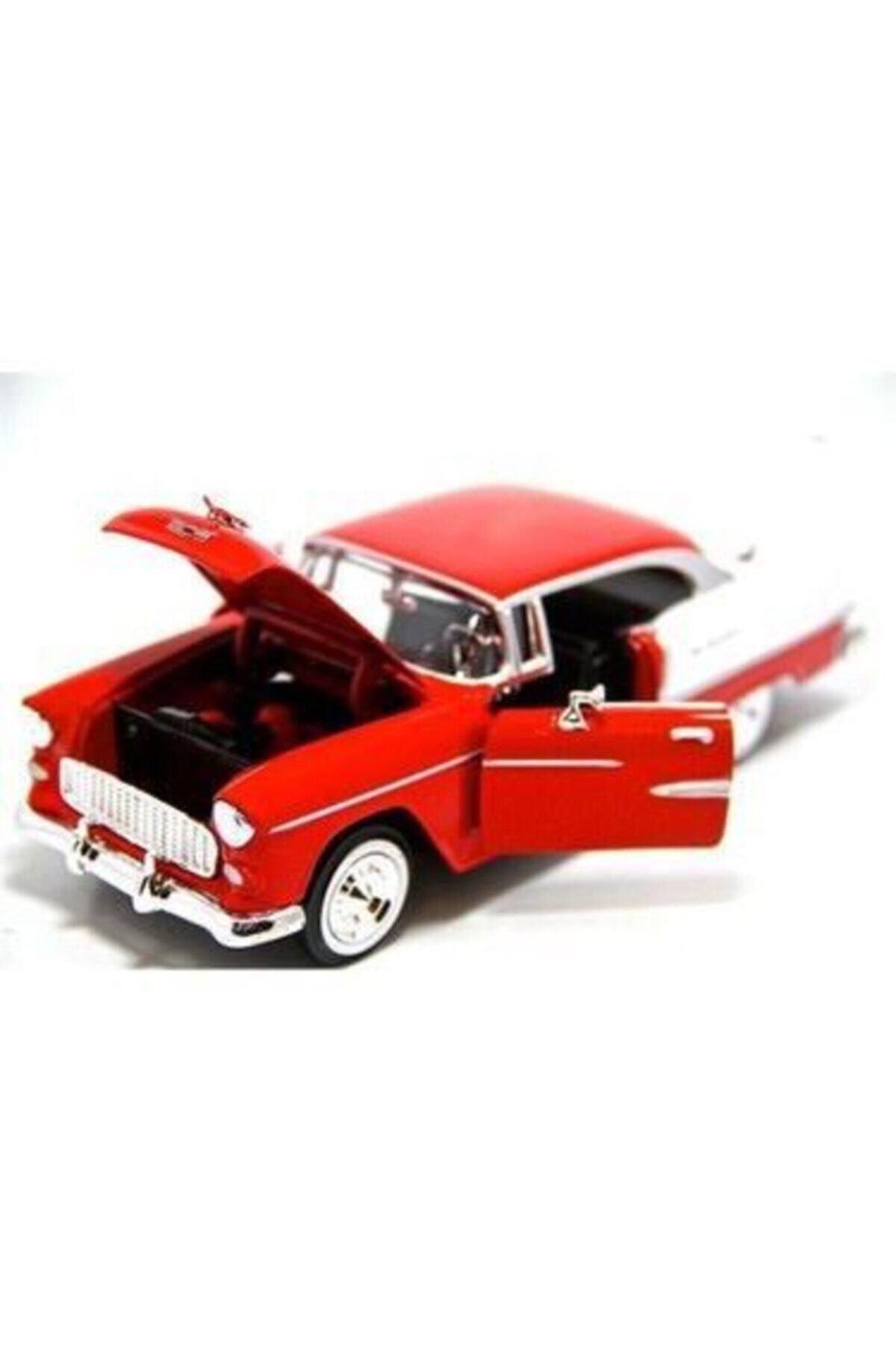 Motor Max 1:24 1955 Chevy Bel Air -kırmızı - Model Araba