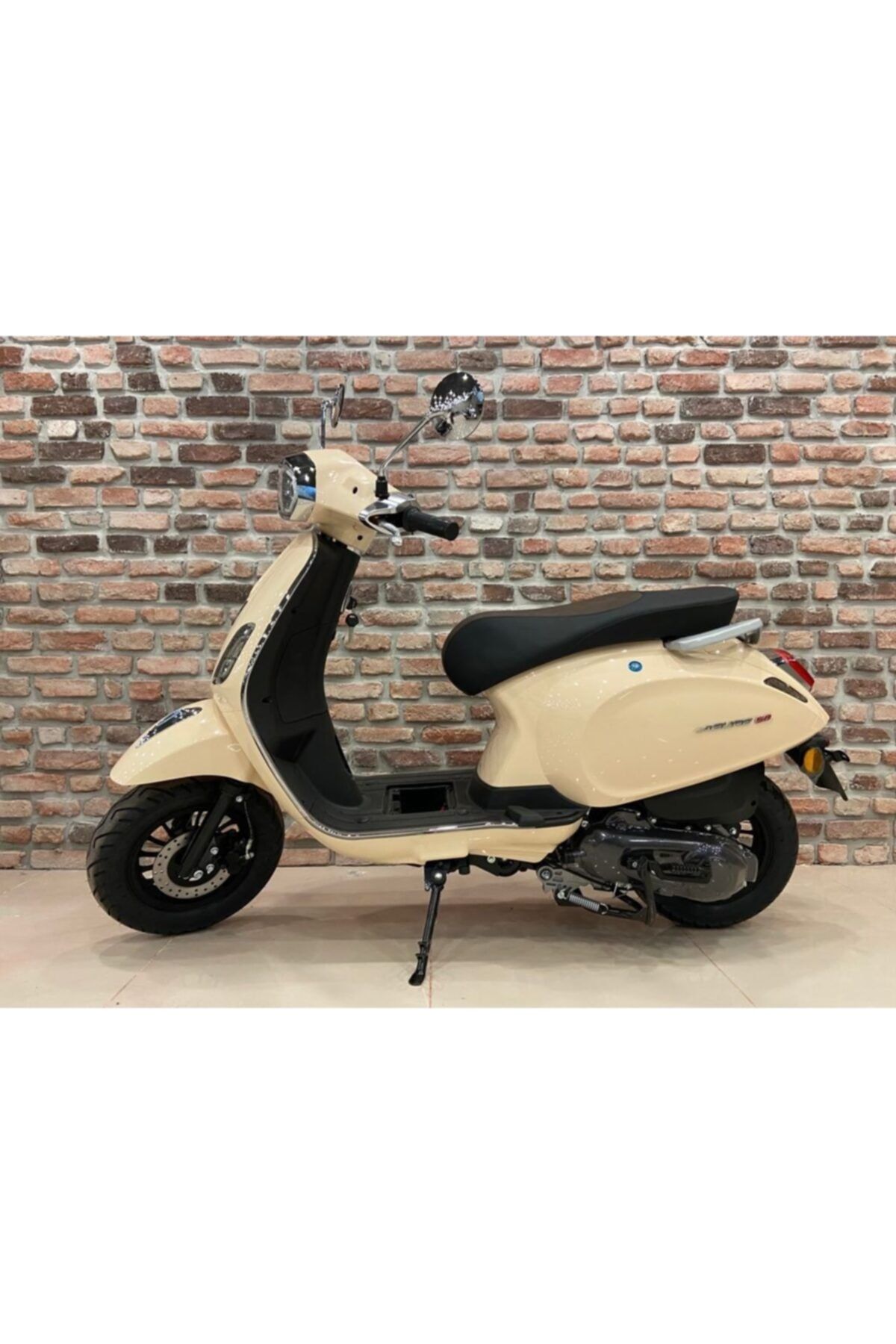 RKS Azure 50 Motorlu Bisiklet Krem