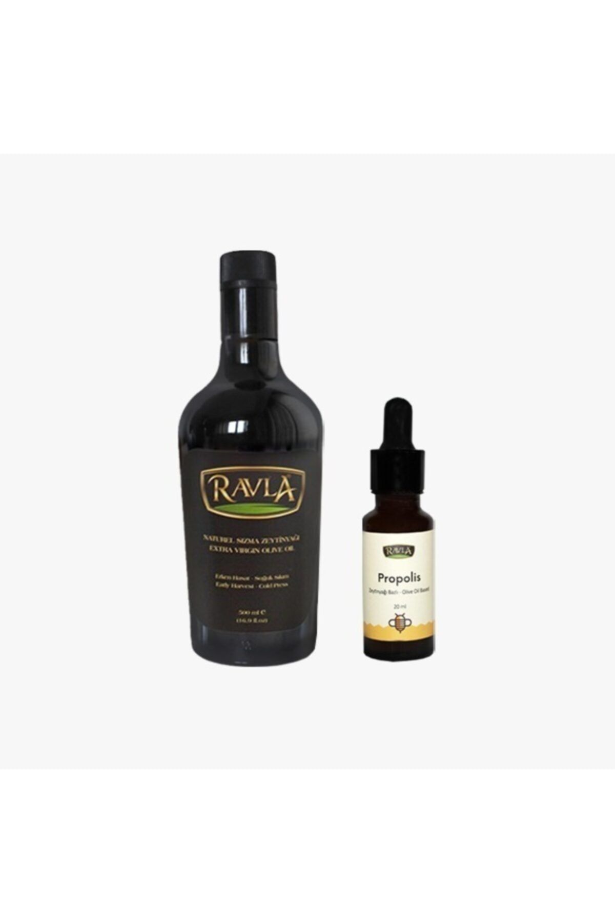 Ravla Organik Yüksek Polifenollü Naturel Sızma Zeytinyağı Ve Zeytinyağlı Propolis
