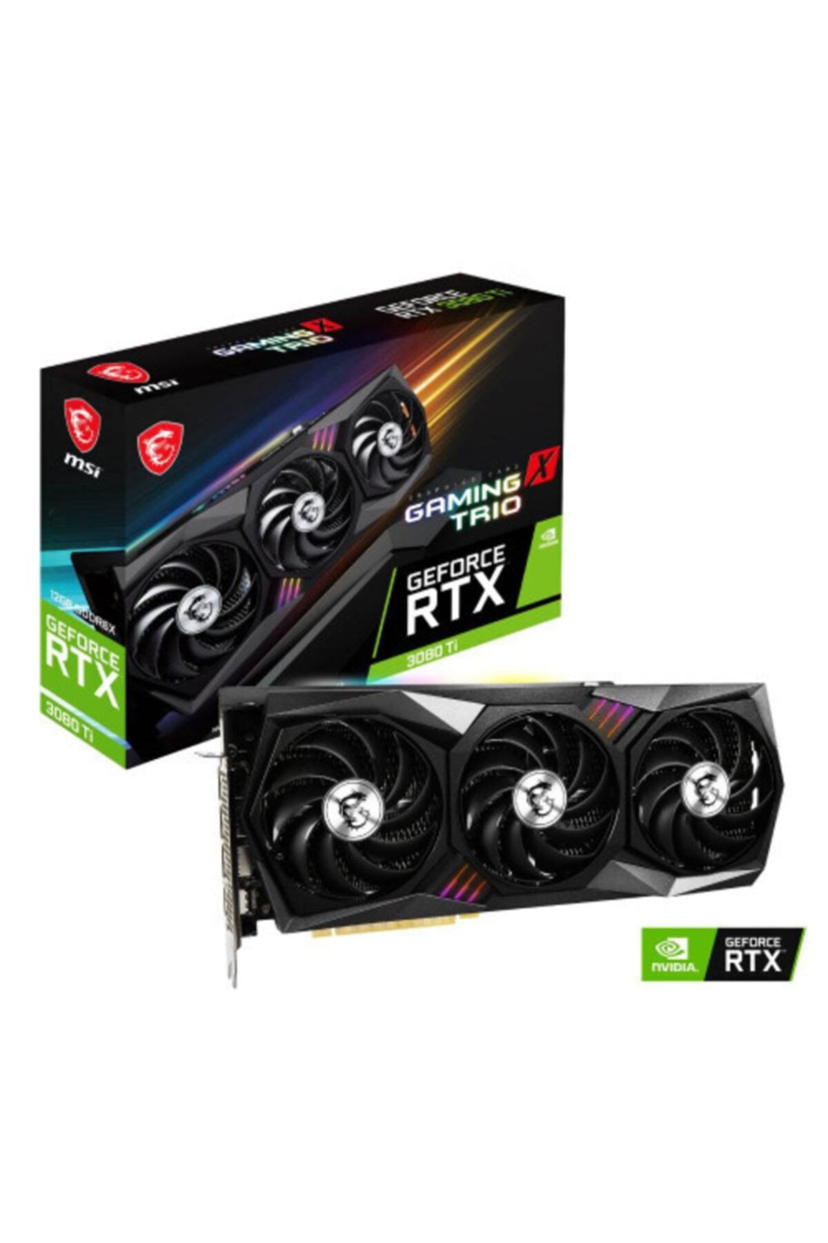 MSI Geforce Rtx 3080 Ti Gaming X Trıo 12gb Gddr6x Ekran Kartı