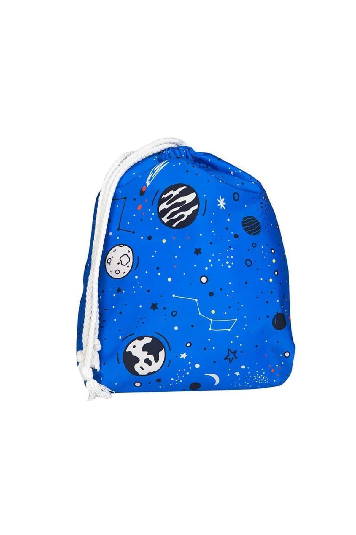 Behappycraft by Woohoobox Be Happy Mavi Gezegen İç Çanta 43