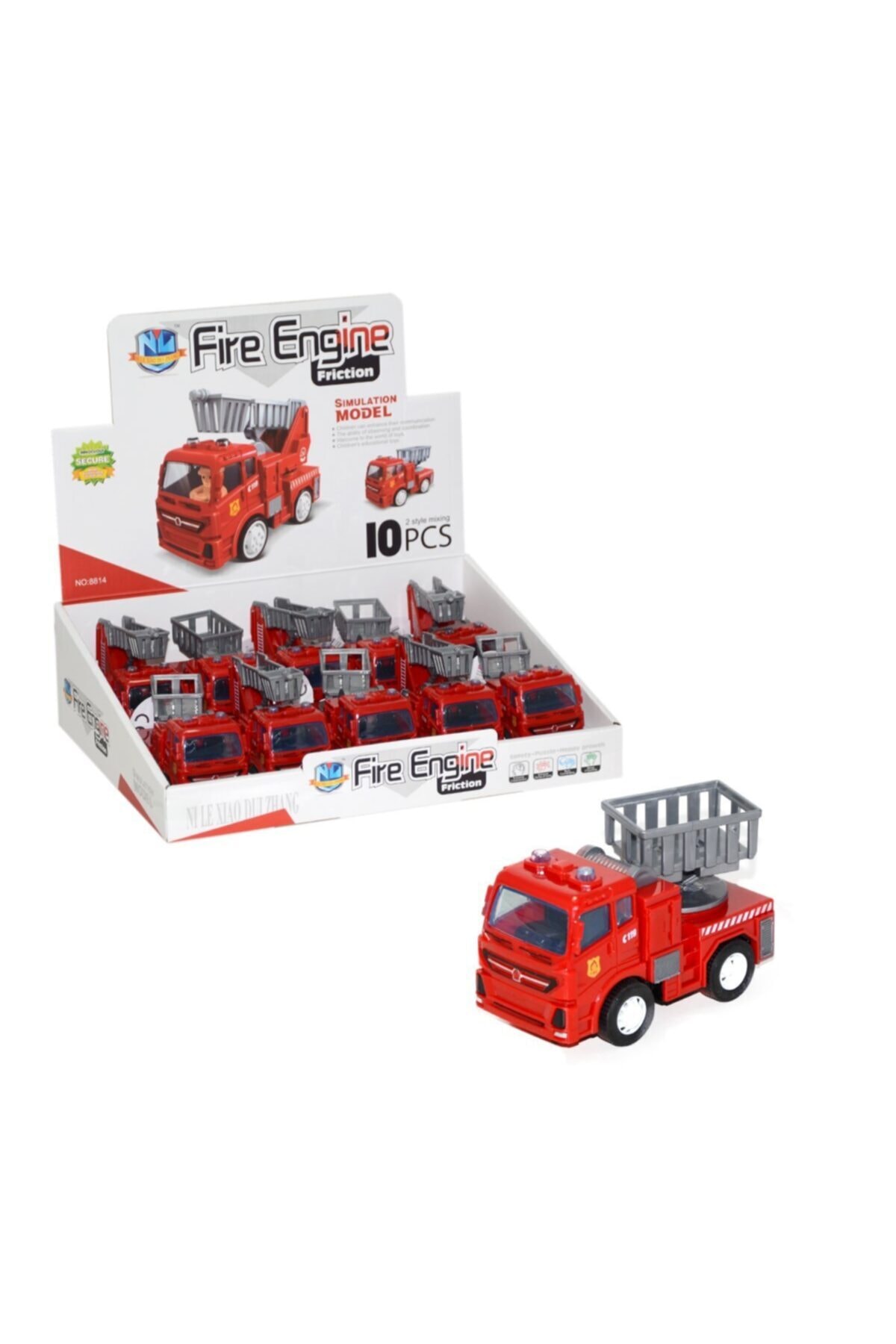 CanEm Oyuncak 8814 Sürtmeli Itfaiye Aracı